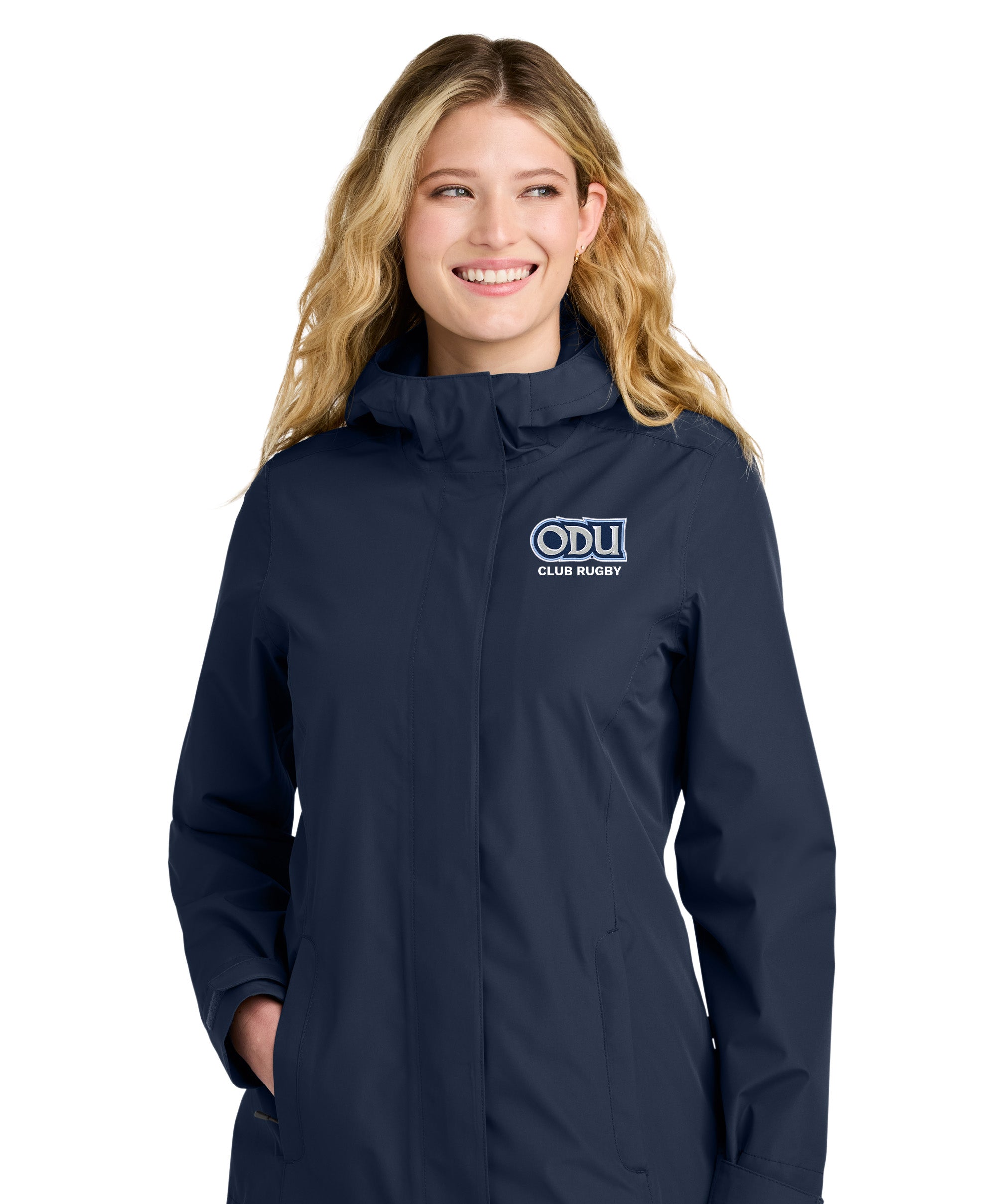 Old Dominion University, Club Sports - Rugby, Women’s C-FREE® Rain Jacket - Navy