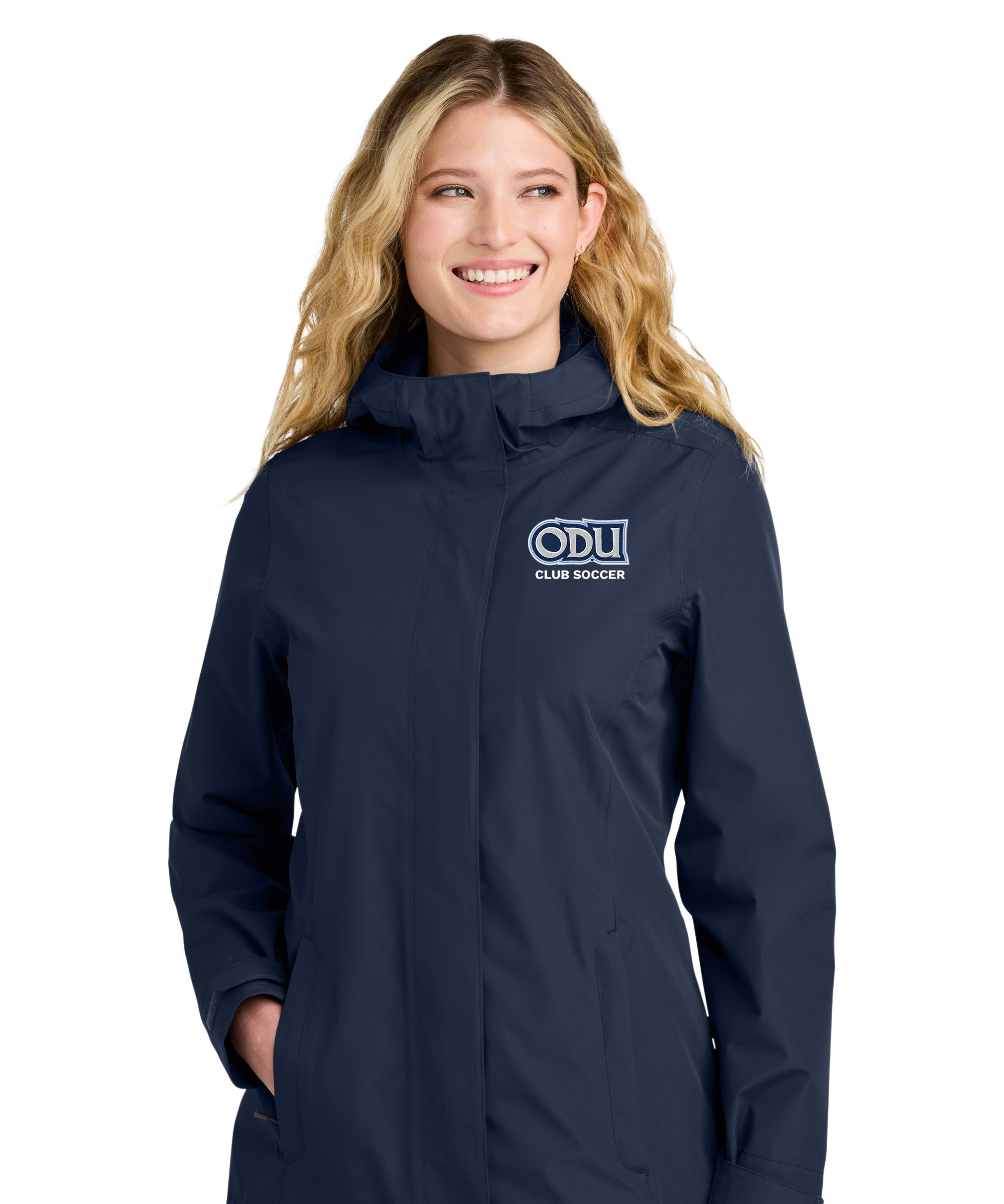 Old Dominion University, Club Sports - Soccer, Women’s C-FREE® Rain Jacket - Navy