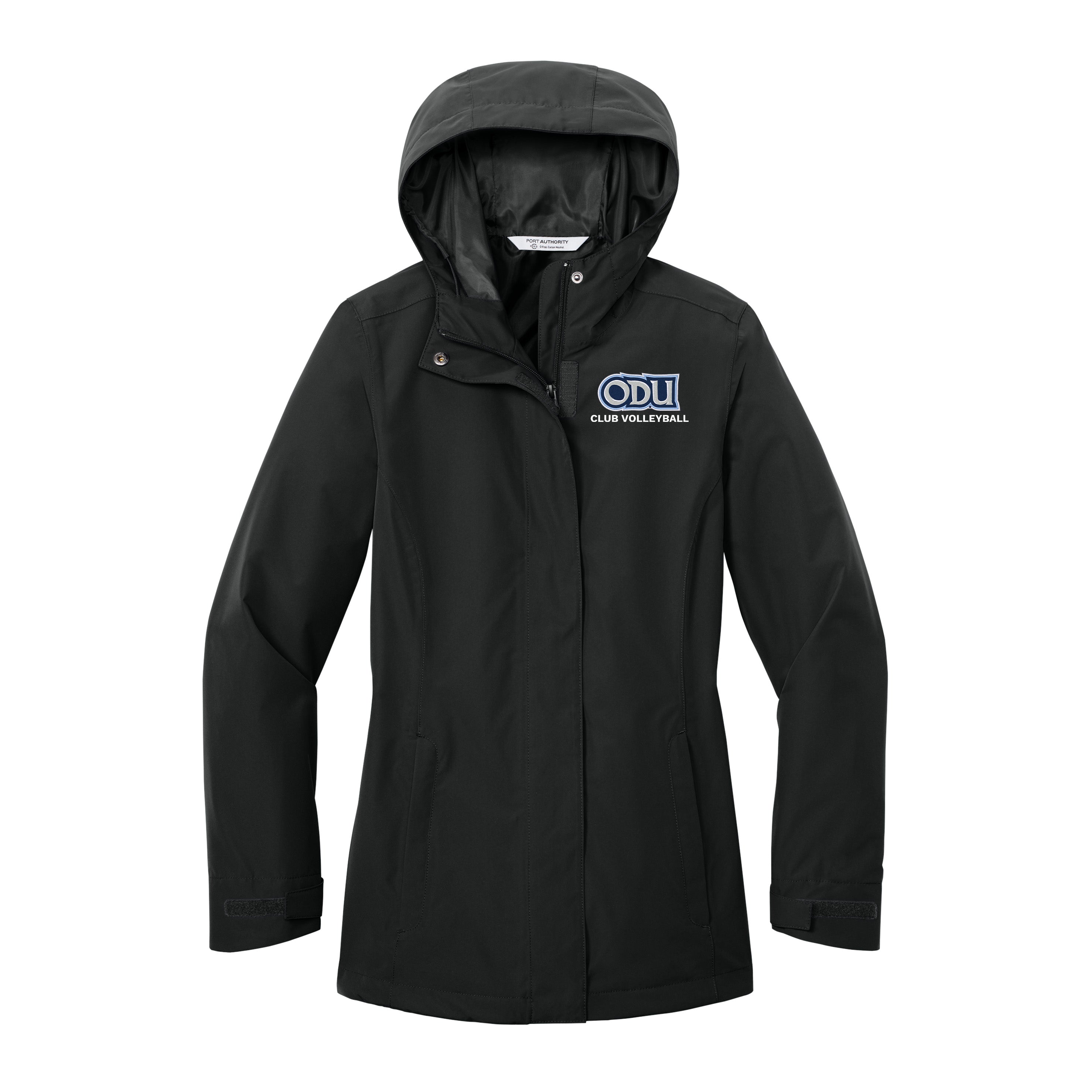Old Dominion University, Club Sports - Volleyball, Women’s C-FREE® Rain Jacket - Black