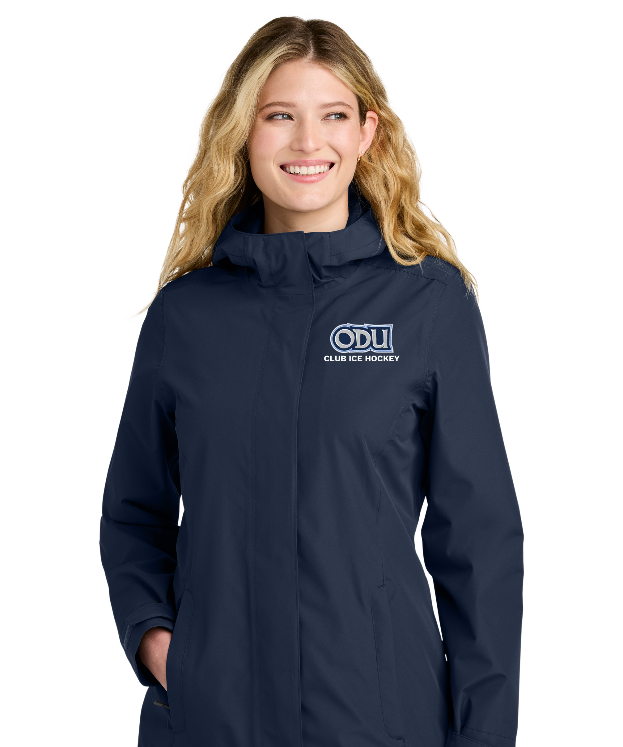 Old Dominion University, ODU - Sports, Women’s C-FREE® Rain Jacket - Navy
