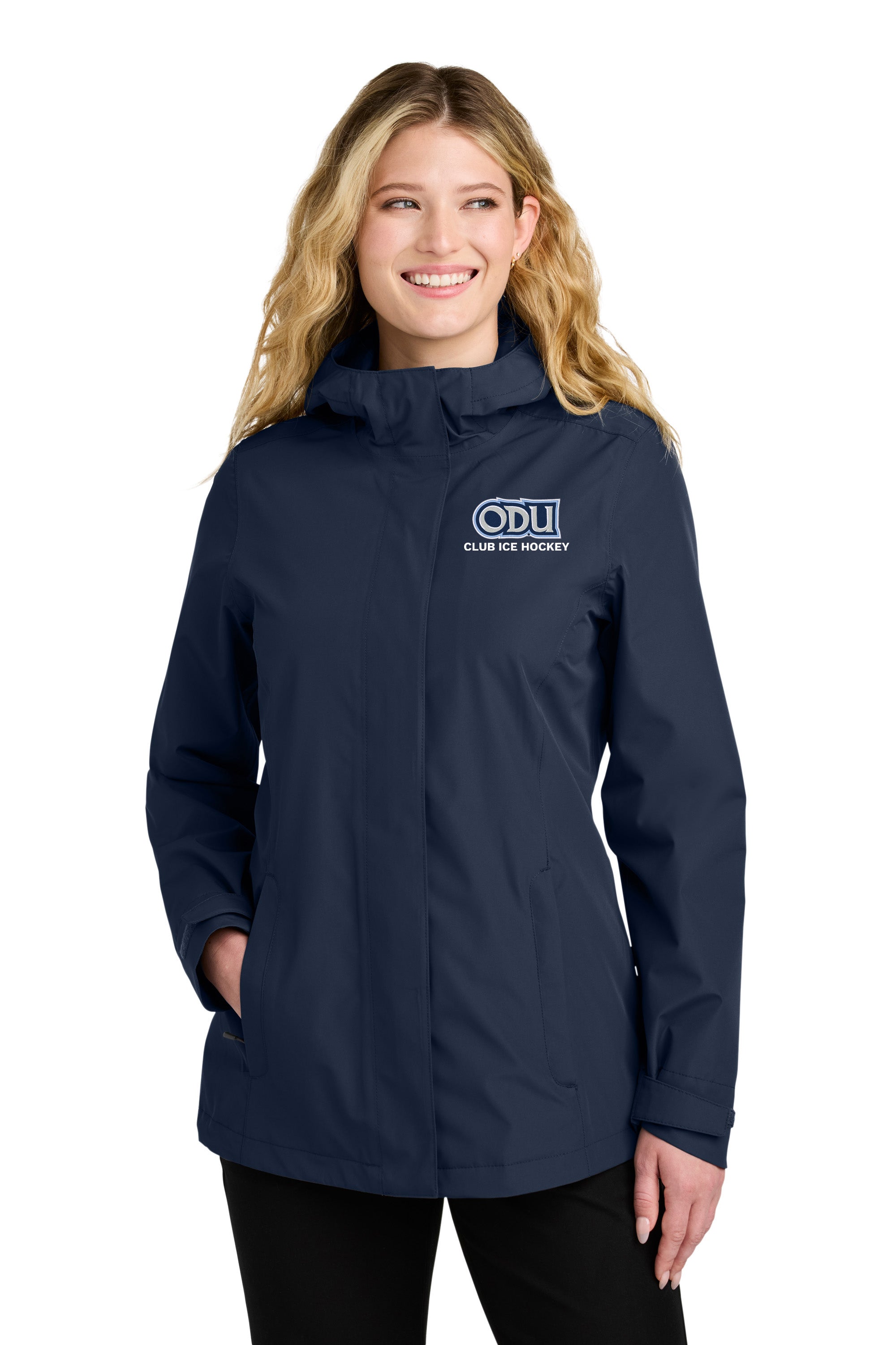 Old Dominion University, ODU - Sports, Women’s C-FREE® Rain Jacket - Navy
