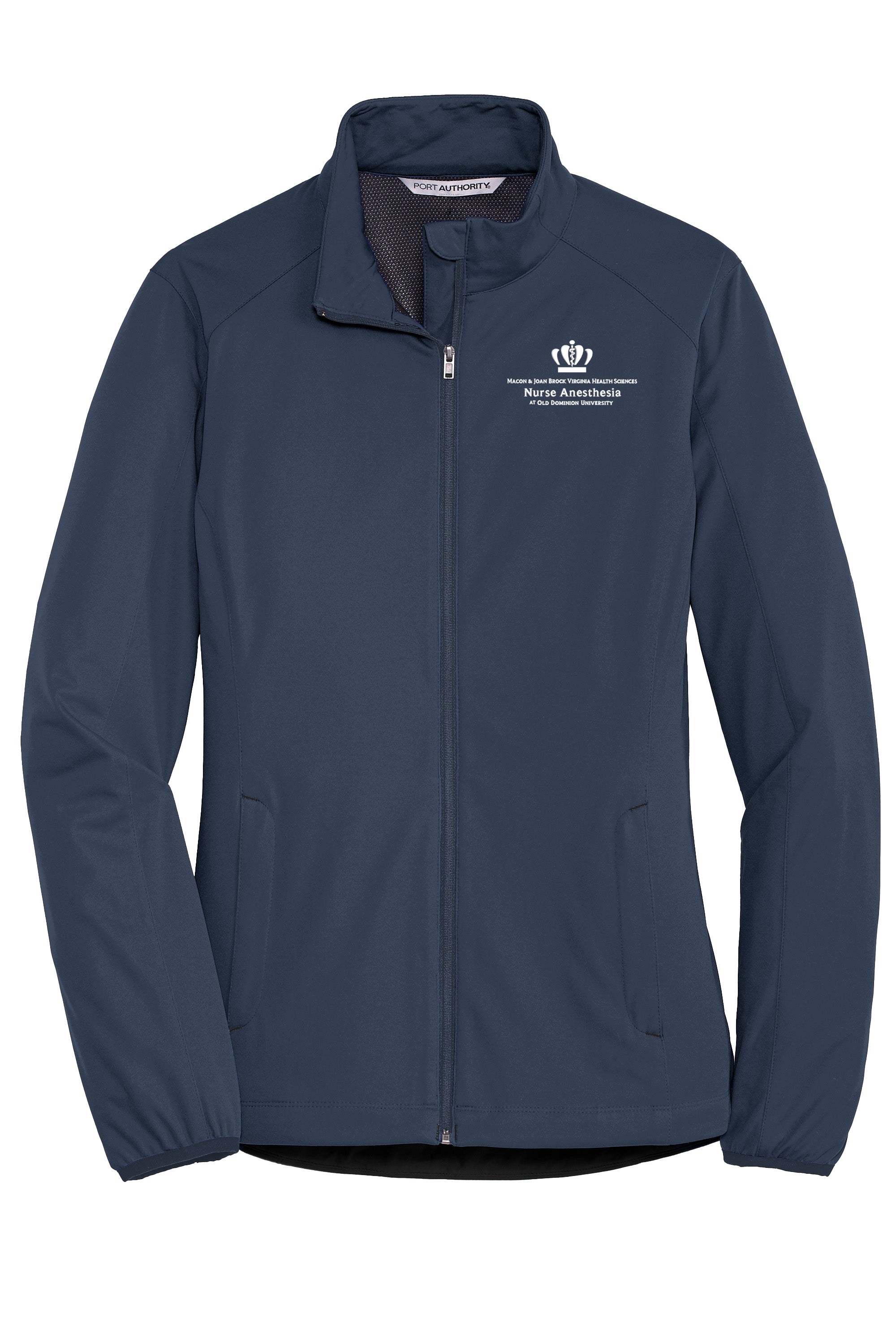 Old Dominion University, Nurse Anesthesia, Women's Active Soft Shell Jacket -Navy