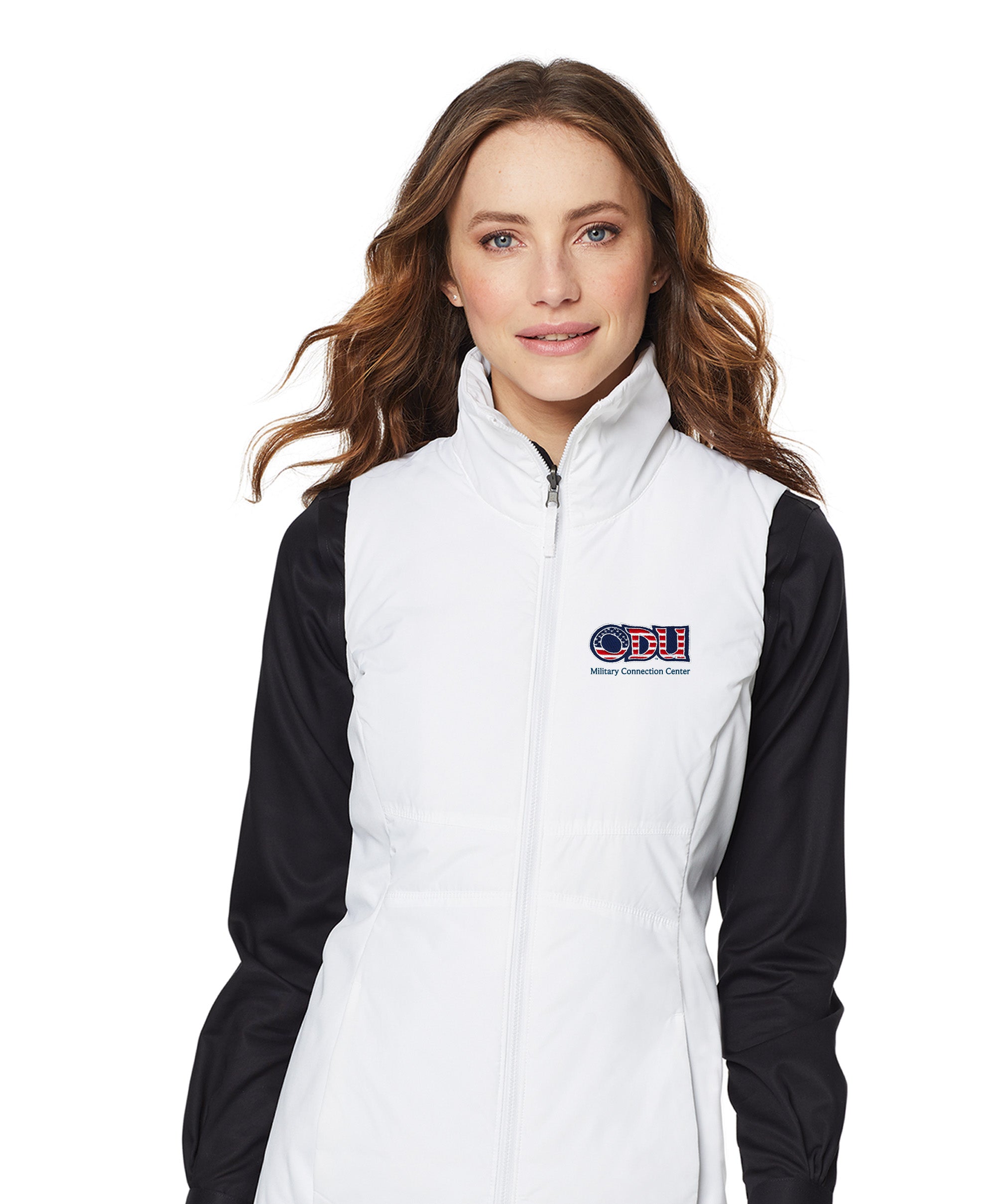 Old Dominion University, ODU Military - Military Connection Center, Women's Collective Insulated Vest - White