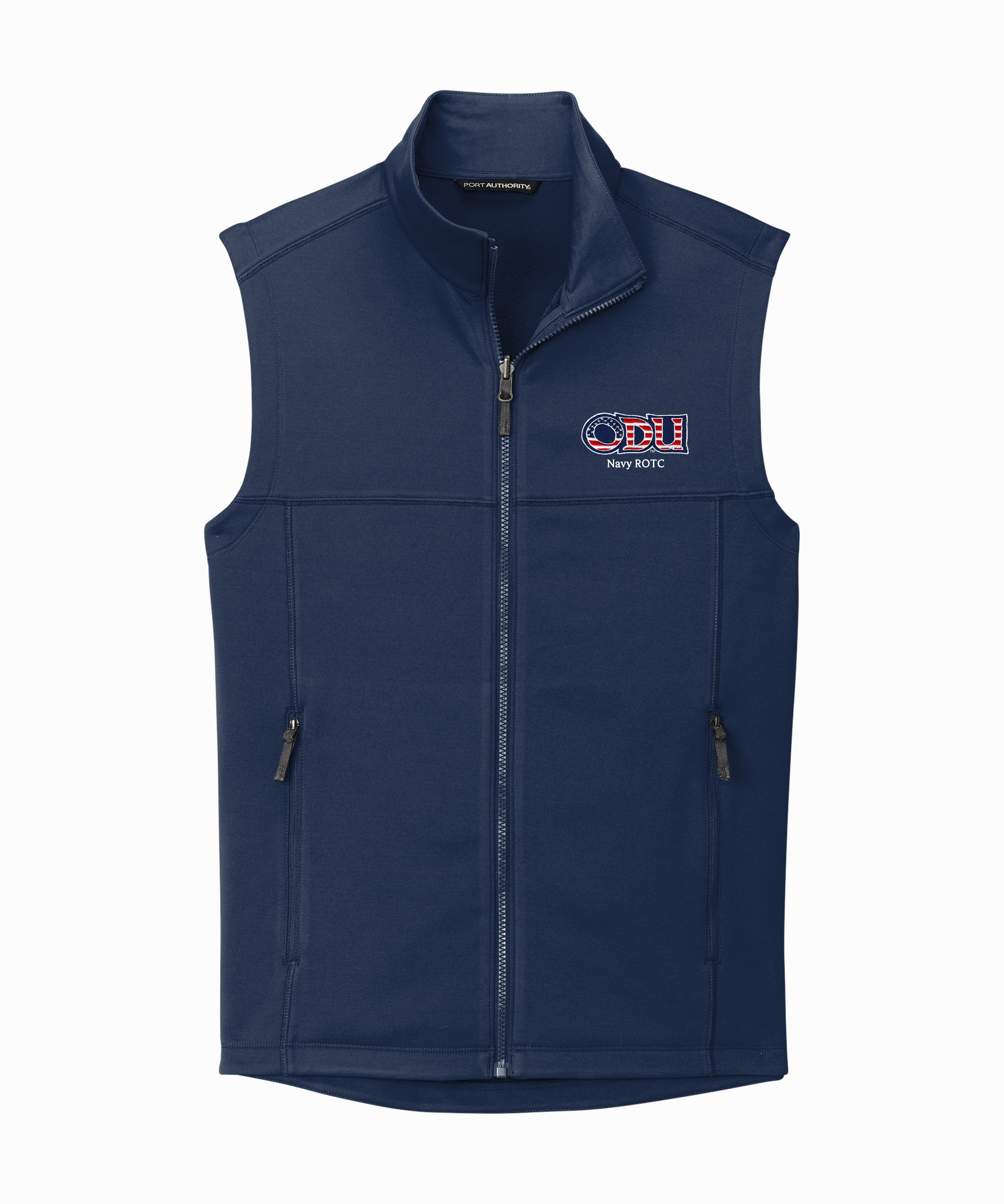 Old Dominion University, ODU Military - Navy ROTC, Collective Smooth Fleece Vest - Navy