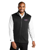 Old Dominion University, ODU Military - Navy ROTC, Collective Smooth Fleece Vest - Black