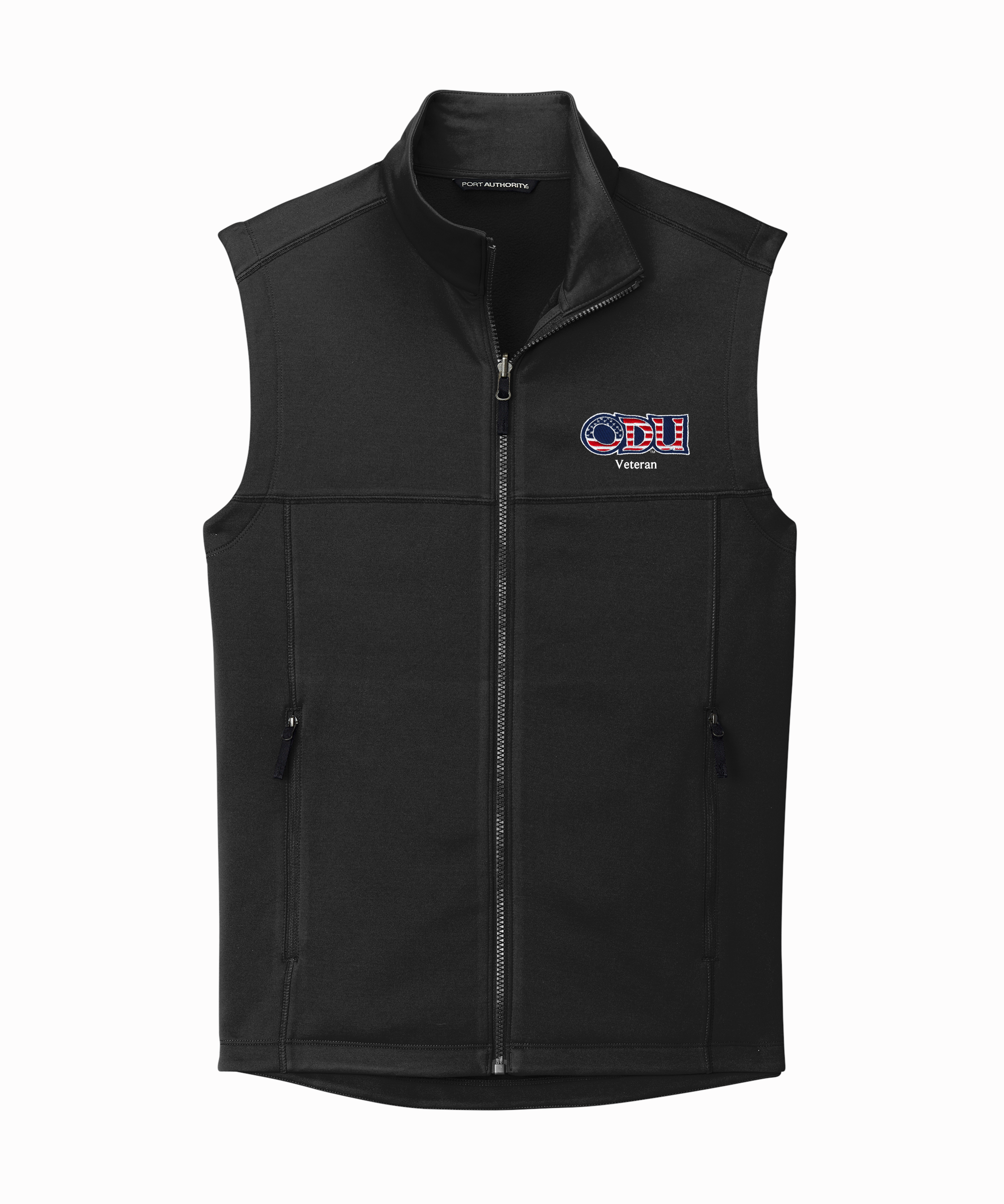 Old Dominion University, ODU Military - Veteran, Collective Smooth Fleece Vest - Black