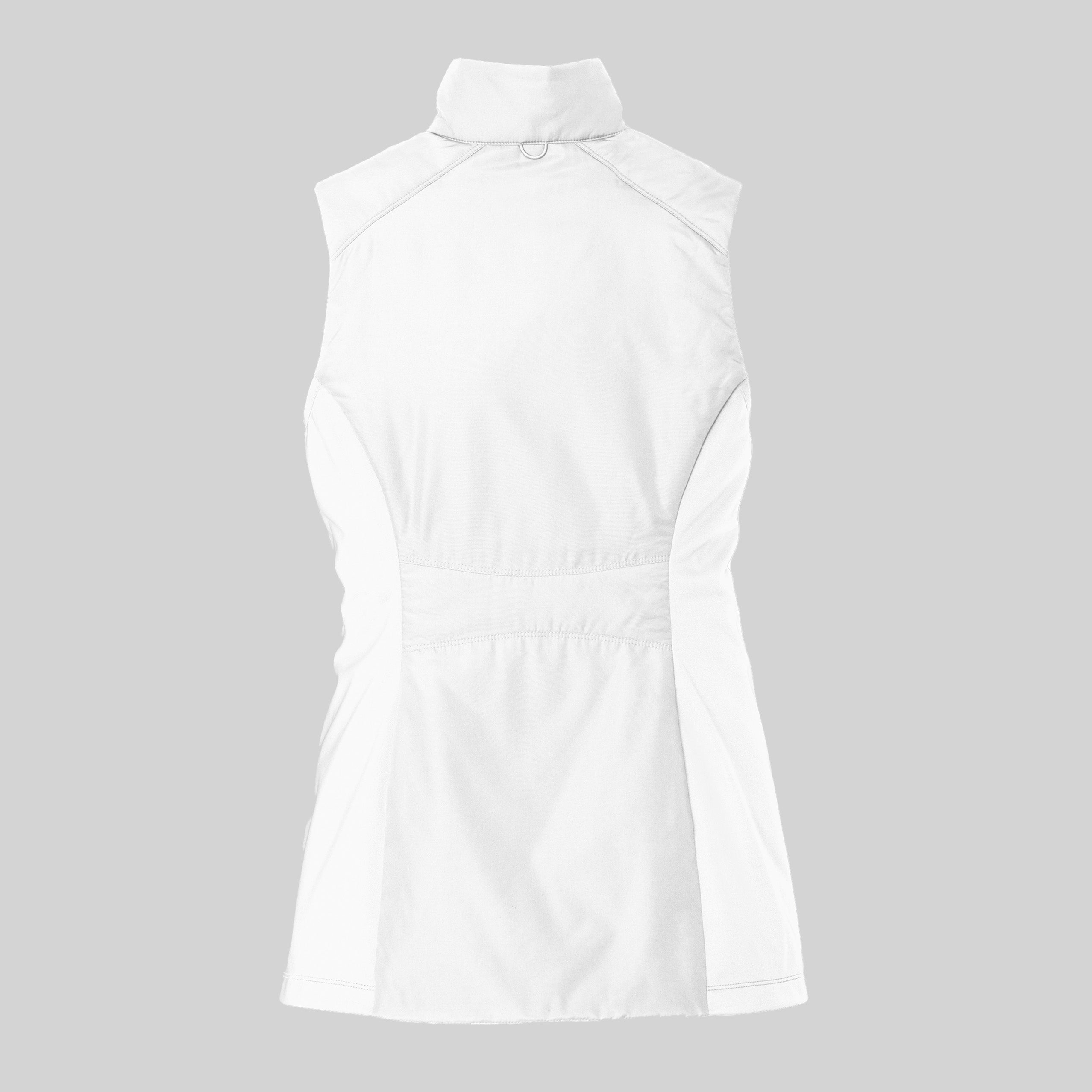 Old Dominion University, ODU Military - Alumni, Women's Collective Insulated Vest - White