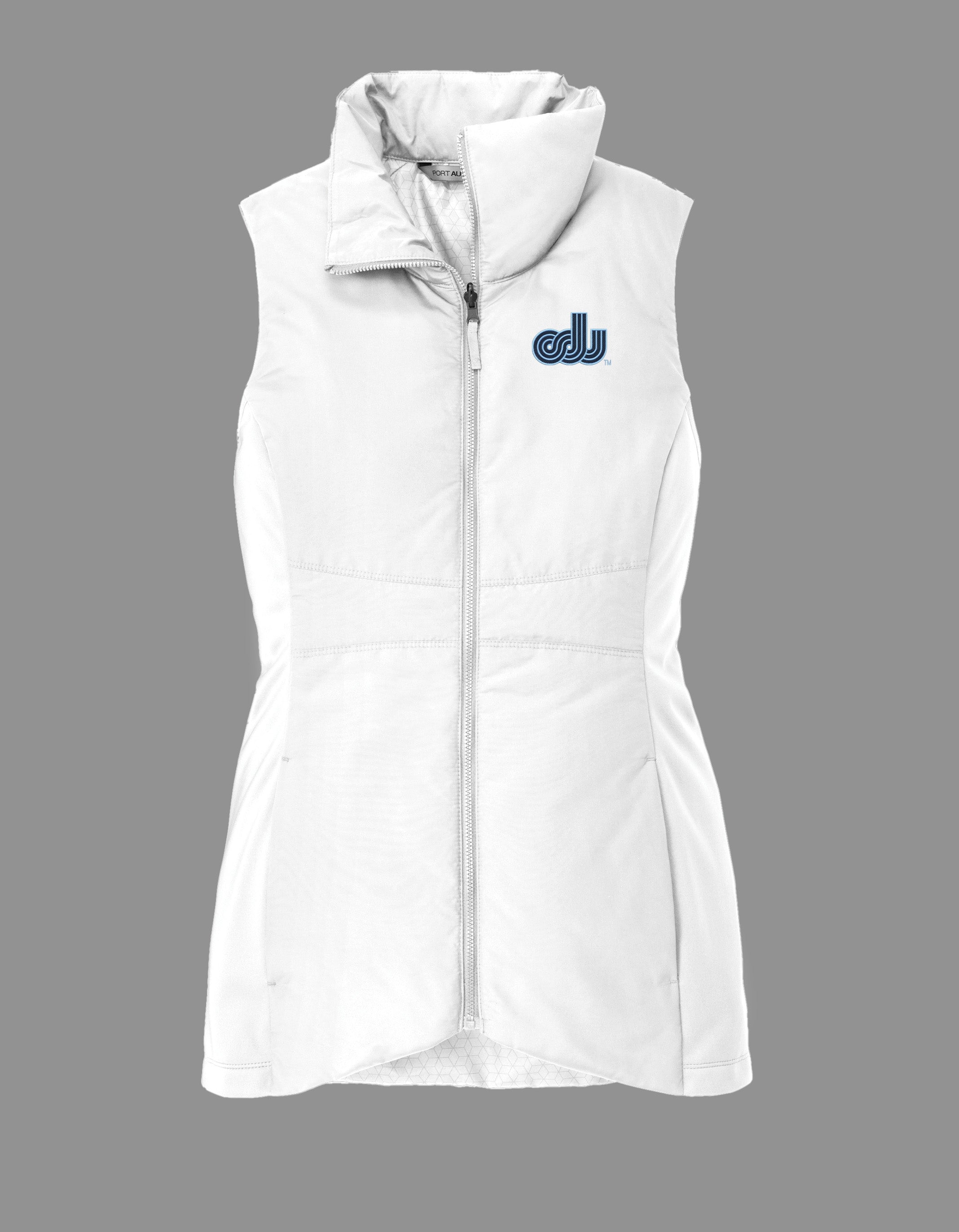 Old Dominion University, Vintage Logo, Women's Collective Insulated Vest - White