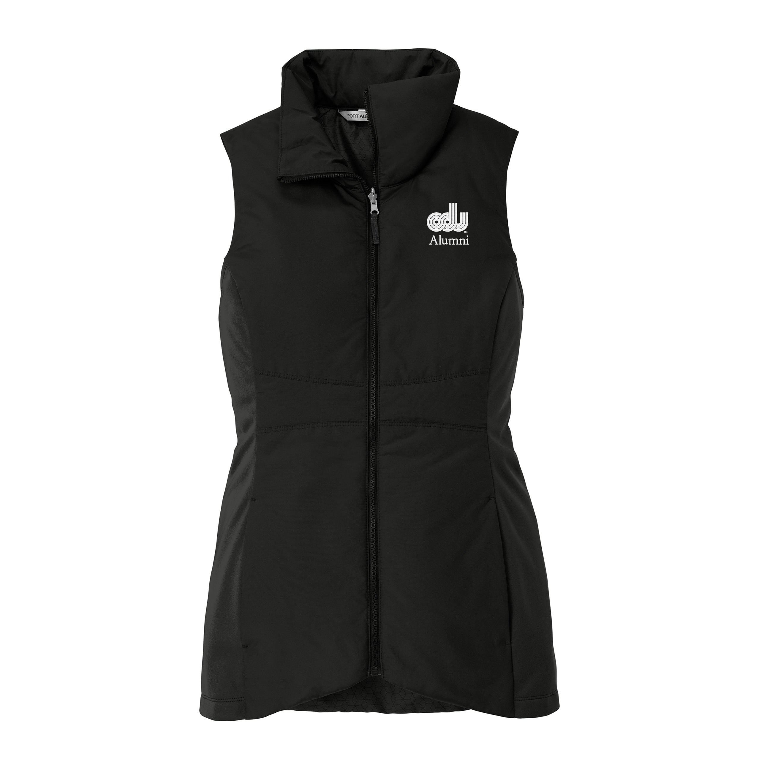 Old Dominion University, Alumni, Vintage Logo, Women's Collective Insulated Vest - Black