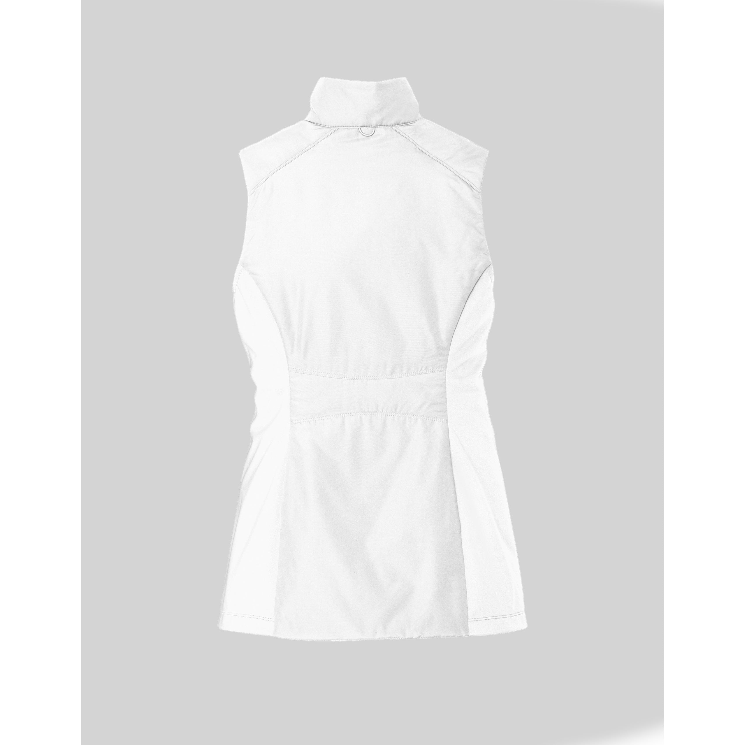 Old Dominion University, Alumni, Vintage Logo, Women's Collective Insulated Vest - White