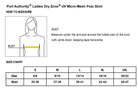 Old Dominion University, ODU Military - Push-Up Squad, UV Micro-Mesh Polo -  Size Chart