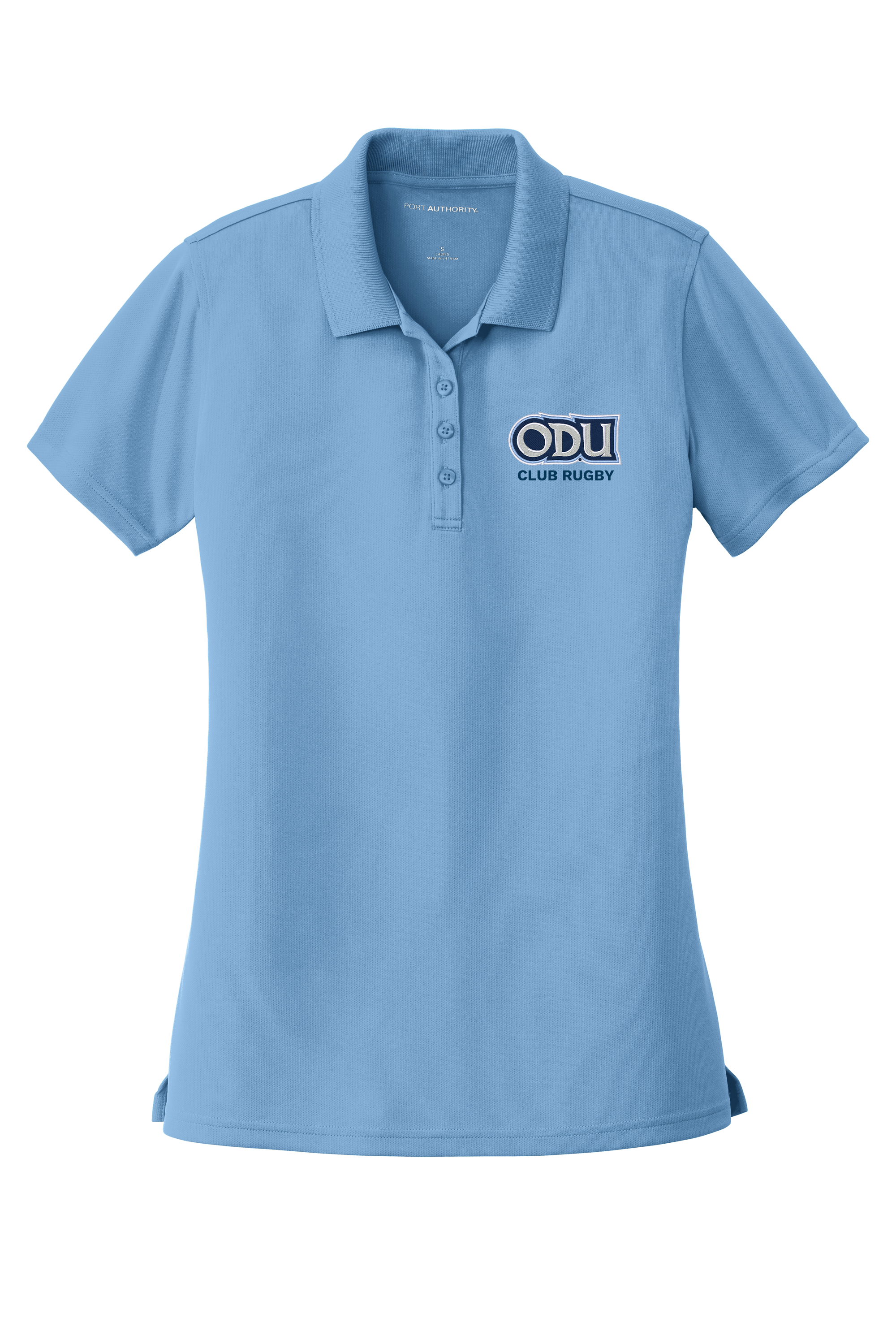 Old Dominion University, Club Sports - Rugby, Women's UV Micro-Mesh Polo - Hudson Blue