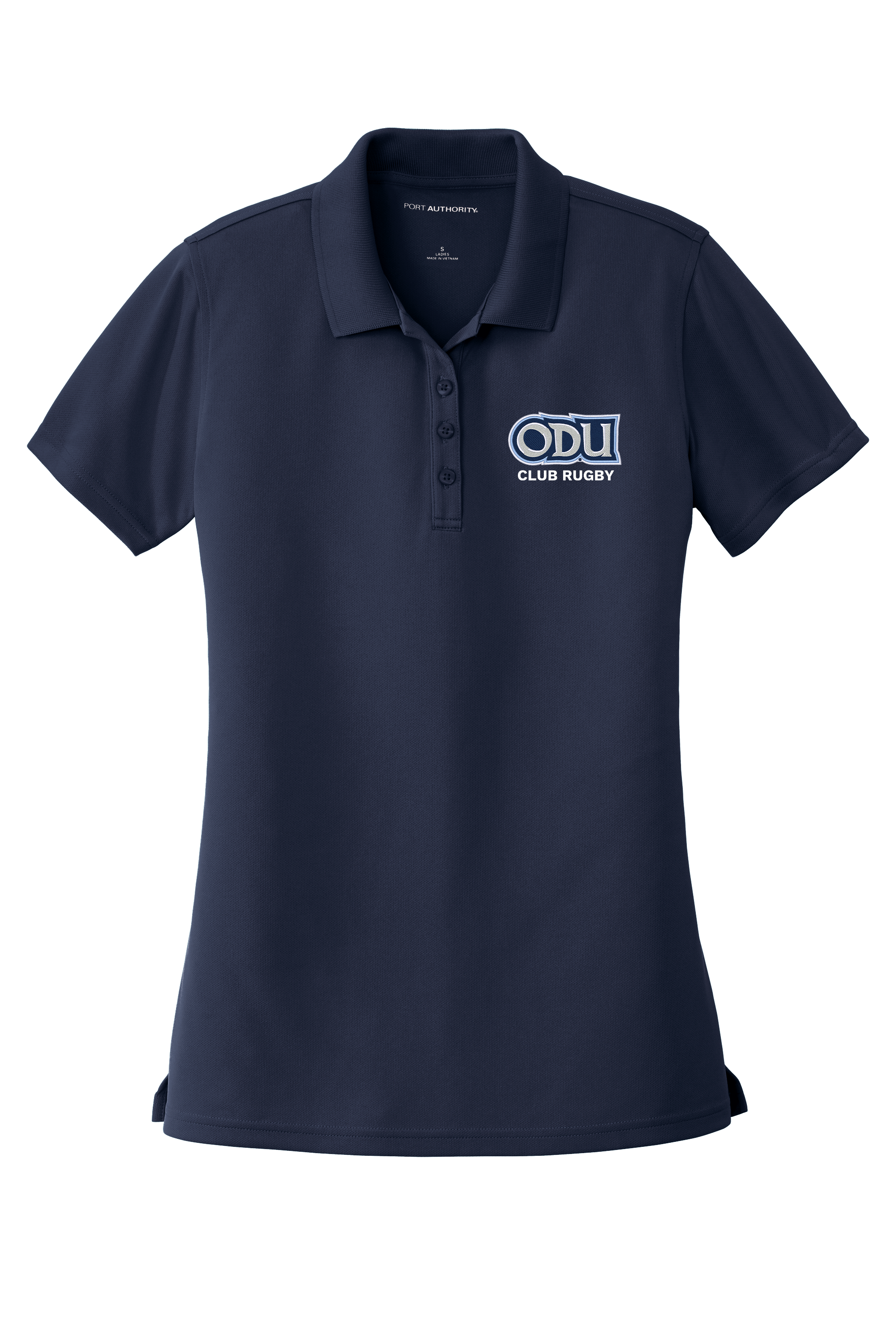 Old Dominion University, Club Sports - Rugby, Women's UV Micro-Mesh Polo - Navy