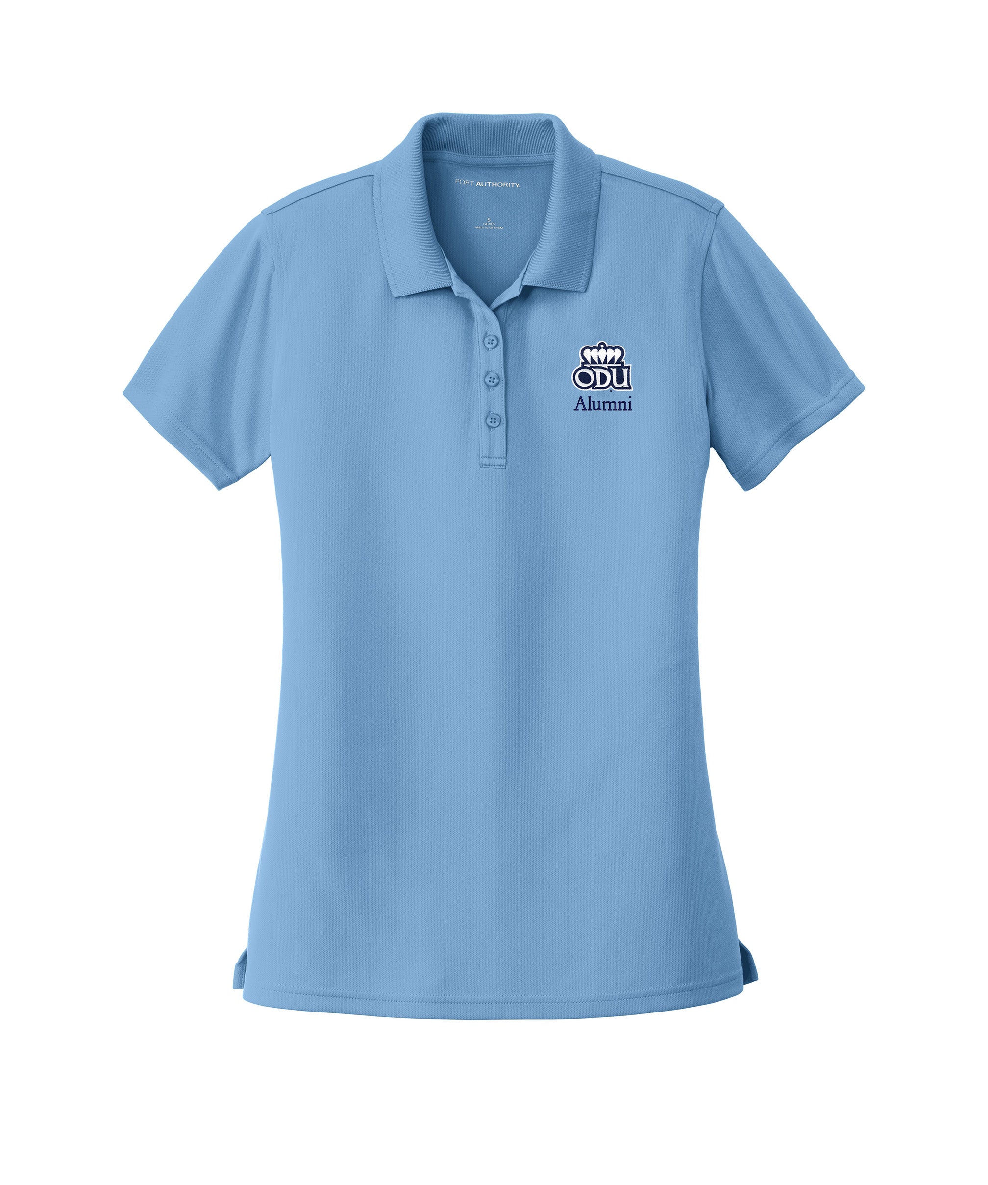 Old Dominion University, ODU, Alumni, Port Authority® Ladies Dry Zone® UV Micro-Mesh Polo Shirt - Carolina Blue