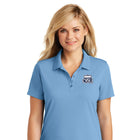 ODU Port Authority® Ladies Dry Zone® UV Micro-Mesh Polo- Carolina Blue