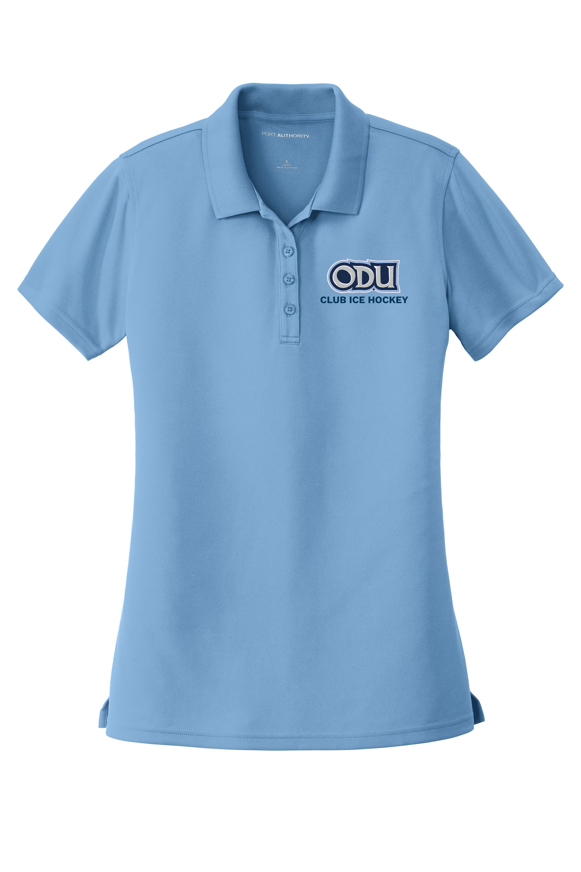 Old Dominion University, ODU - Sports, Women's UV Micro-Mesh Polo - Hudson Blue