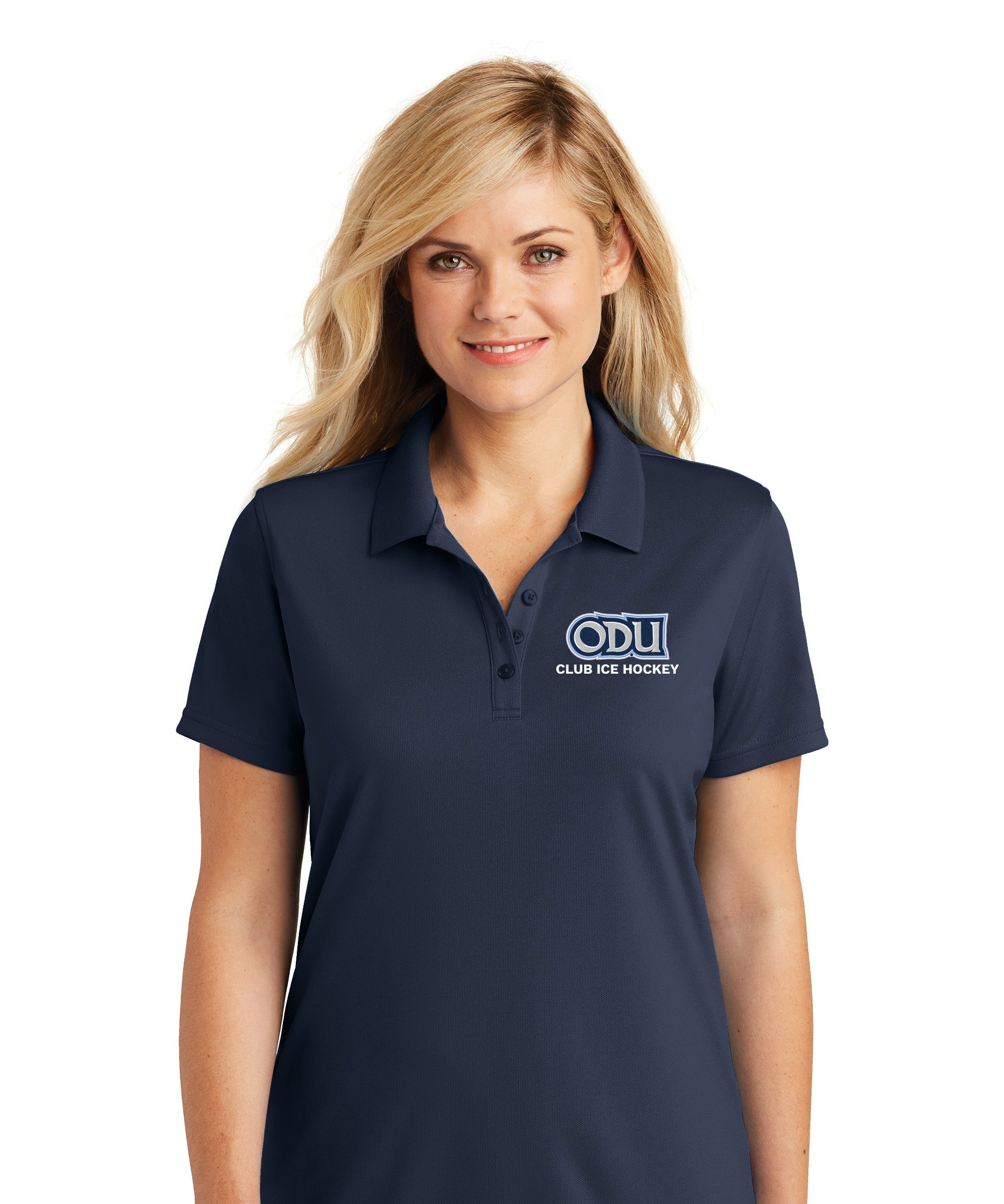 Old Dominion University, ODU - Sports, Women's UV Micro-Mesh Polo - Navy