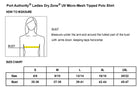 Old Dominion University, ODU Military - Army ROTC, Women's UV Micro-Mesh Tipped Polo - Size Chart