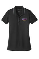 Old Dominion University, ODU Military - Army ROTC, Women's UV Micro-Mesh Tipped Polo -Navy