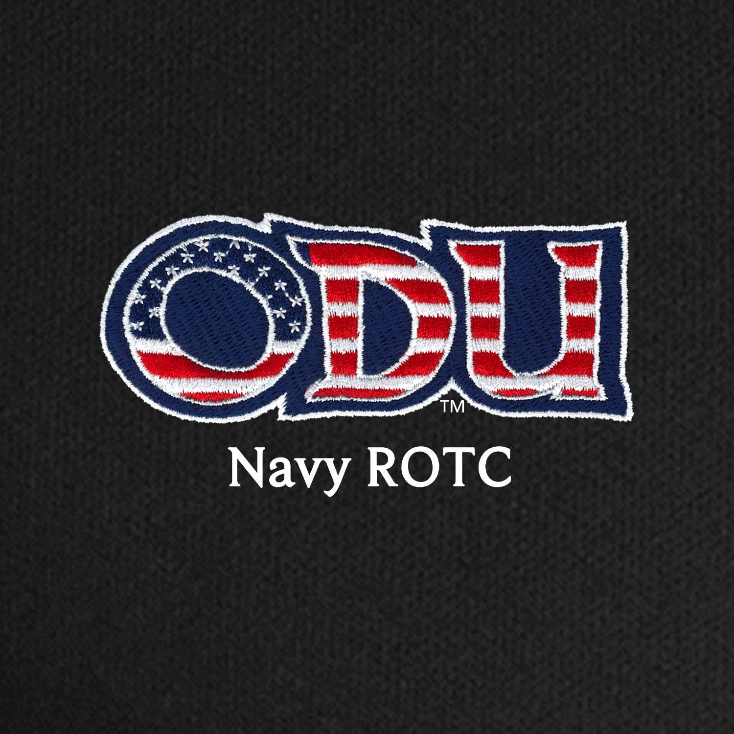 Old Dominion University, ODU Military - Navy ROTC, Women's UV Micro-Mesh Tipped Polo -Black 