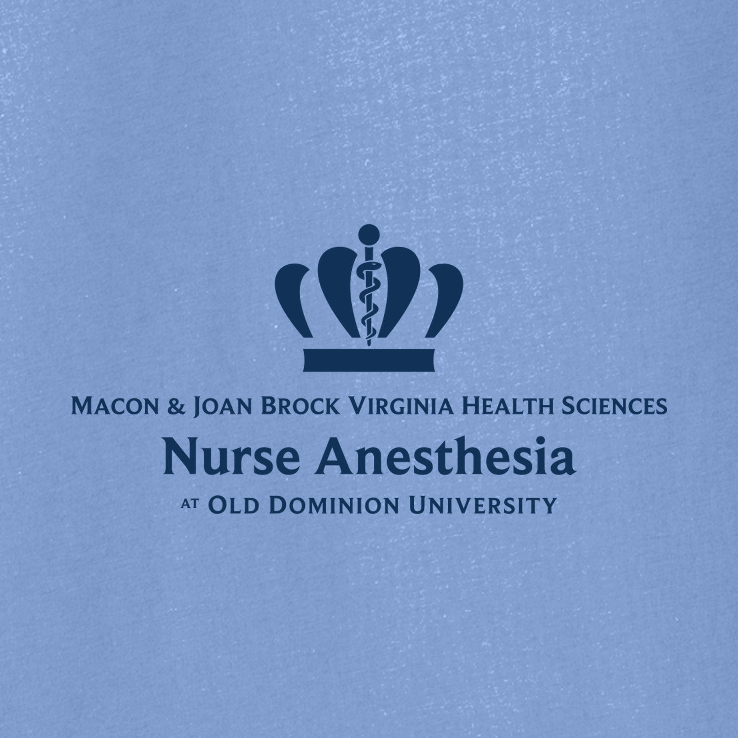 Old Dominion University, Full Logo, Nurse Anesthesia, Next Level Apparel® Unisex Cotton Tee - Carolina Blue