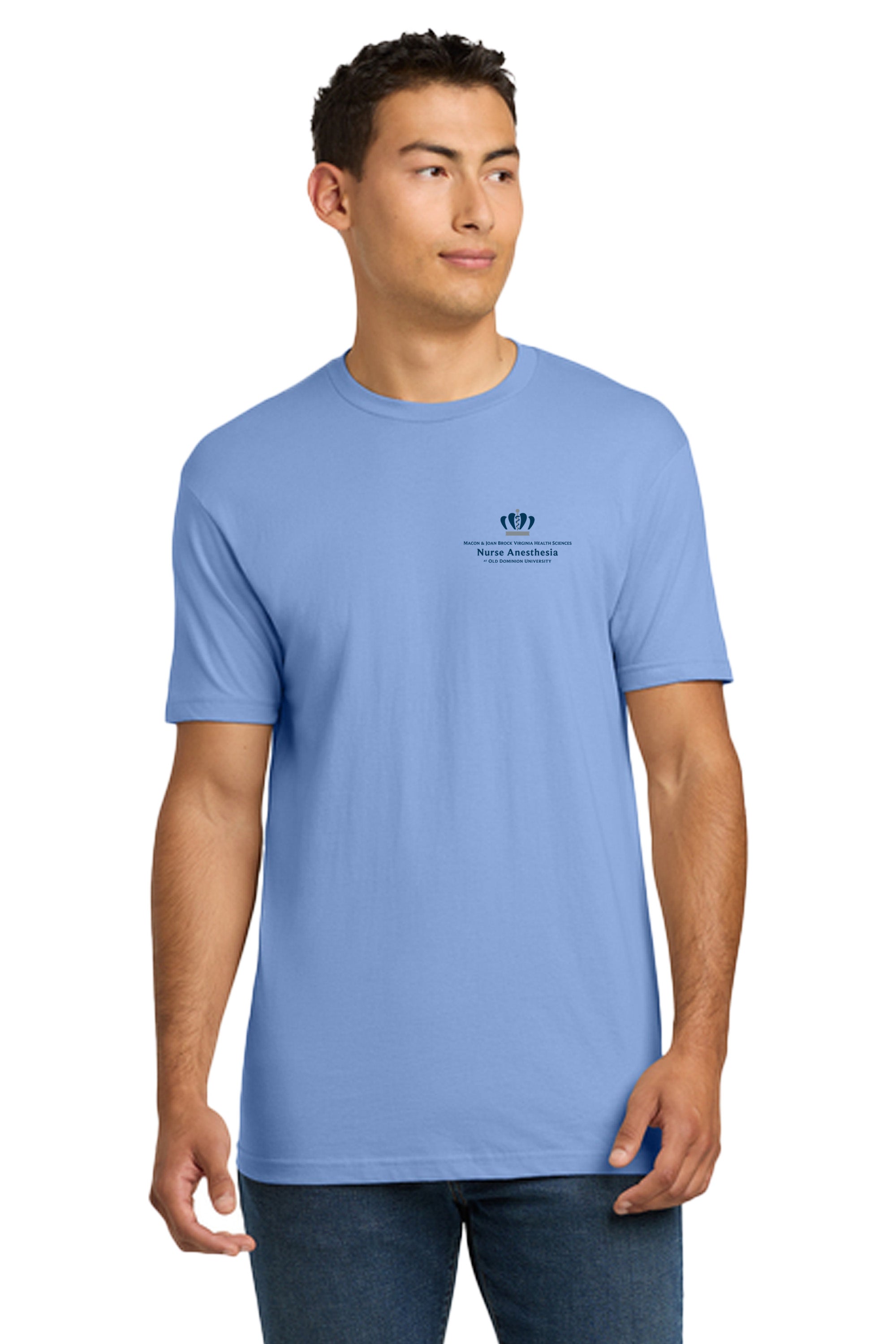 Old Dominion University, Nurse Anesthesia, Next Level Apparel® Unisex Cotton Tee - Peri Blue