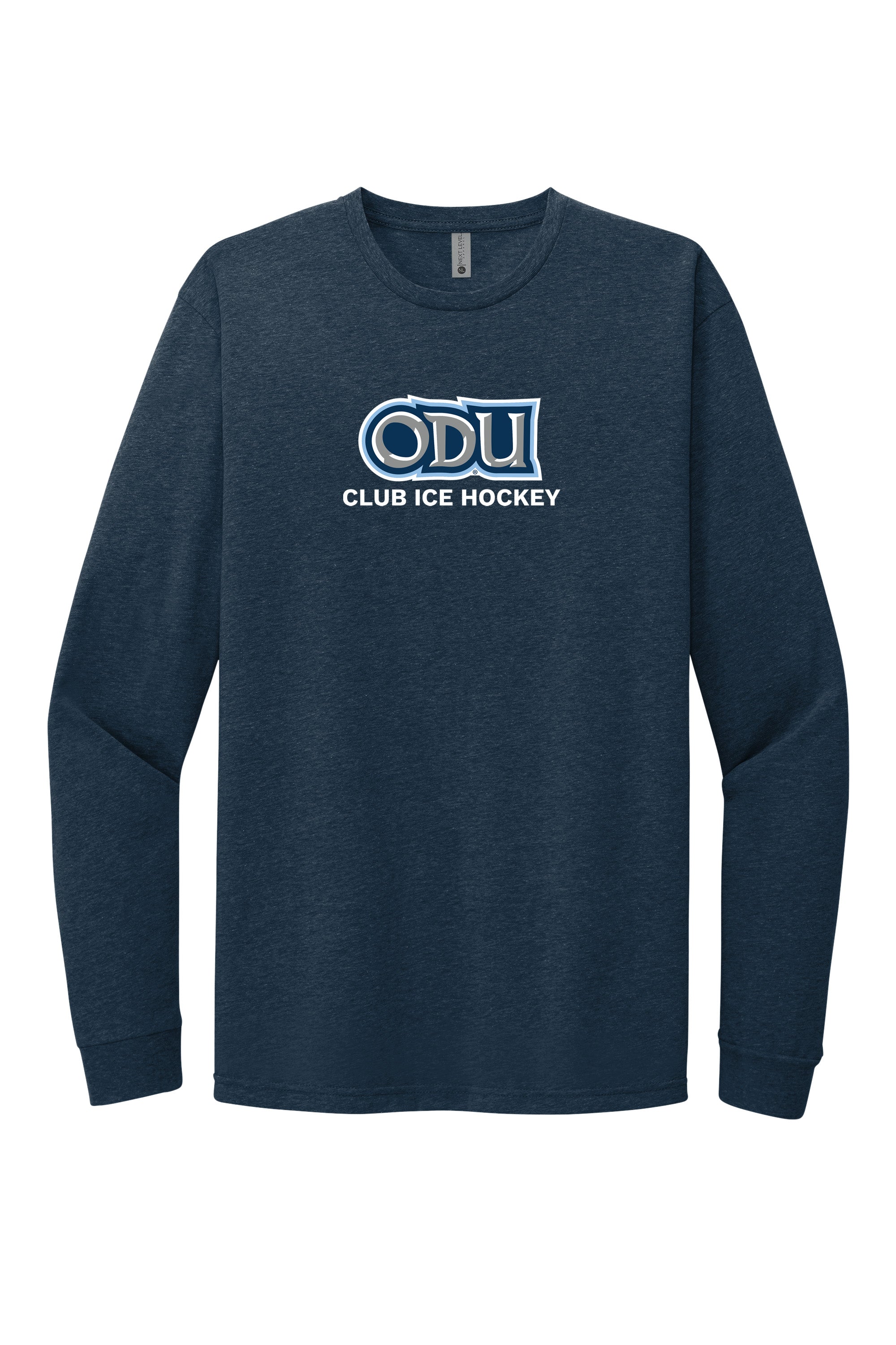 Old Dominion University, Club Sports - Ice Hockey, Adult CVC Long Sleeve T - Shirt- Navy