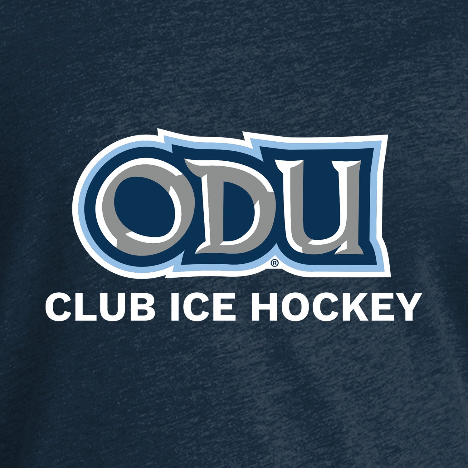 Old Dominion University, Club Sports - Ice Hockey, Adult CVC Long Sleeve T - Shirt- Navy