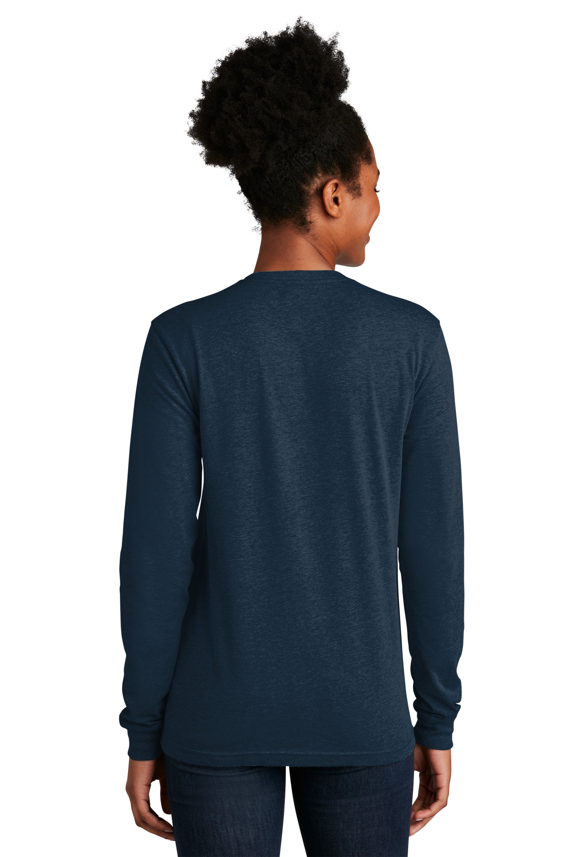 Old Dominion University, Club Sports - Ice Hockey, Adult CVC Long Sleeve T - Shirt- Navy