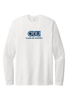 Old Dominion University, Club Sports - Ice Hockey, Adult CVC Long Sleeve T - Shirt- White