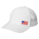 U.S. Port Authority® Snapback Trucker Cap - White