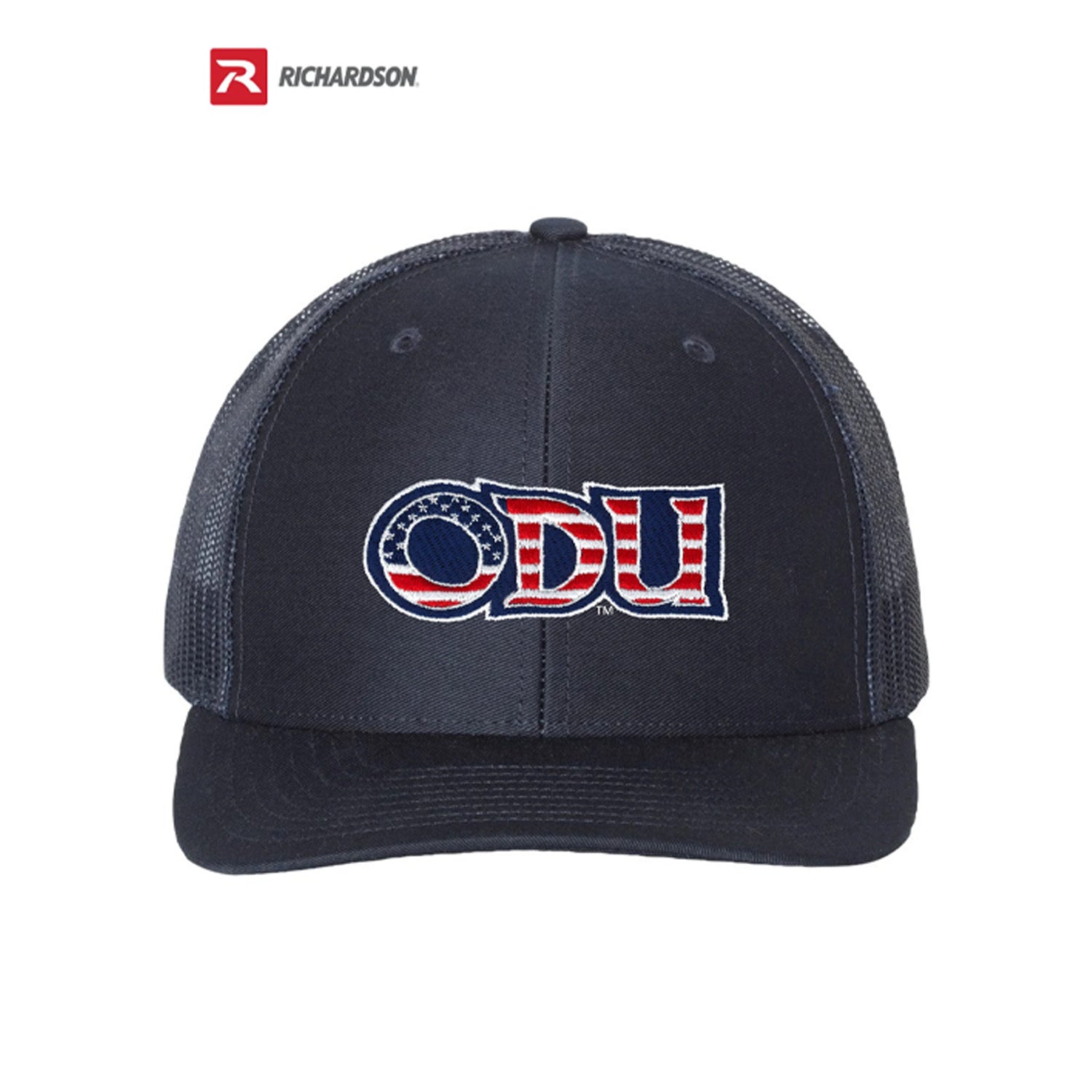 Old Dominion University, ODU Military - Military Logo, Richardson - Snapback Trucker Cap - Navy