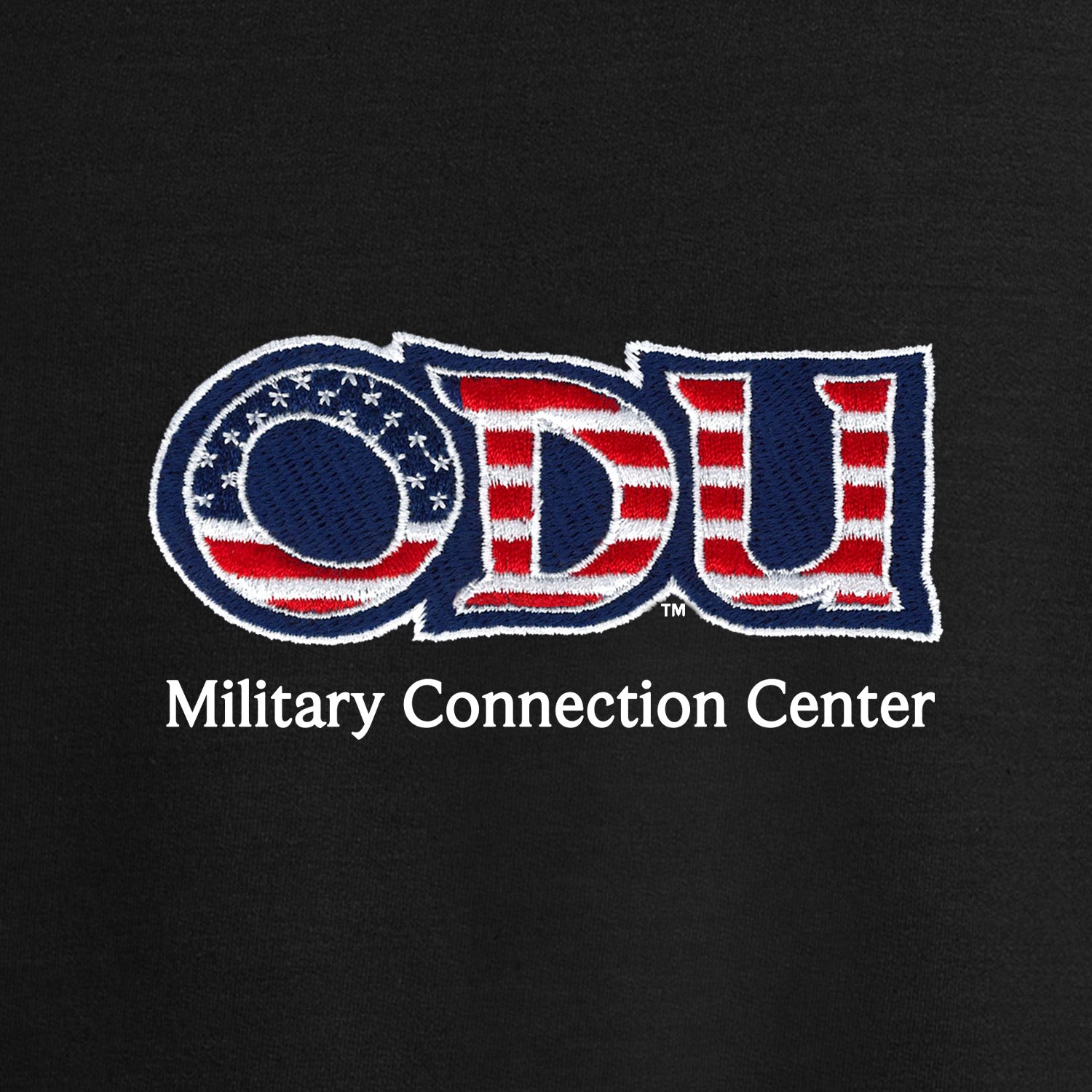 Old Dominion University, ODU Military - Military Connection Center, Champion® Powerblend® Crewneck Sweatshirt - Black