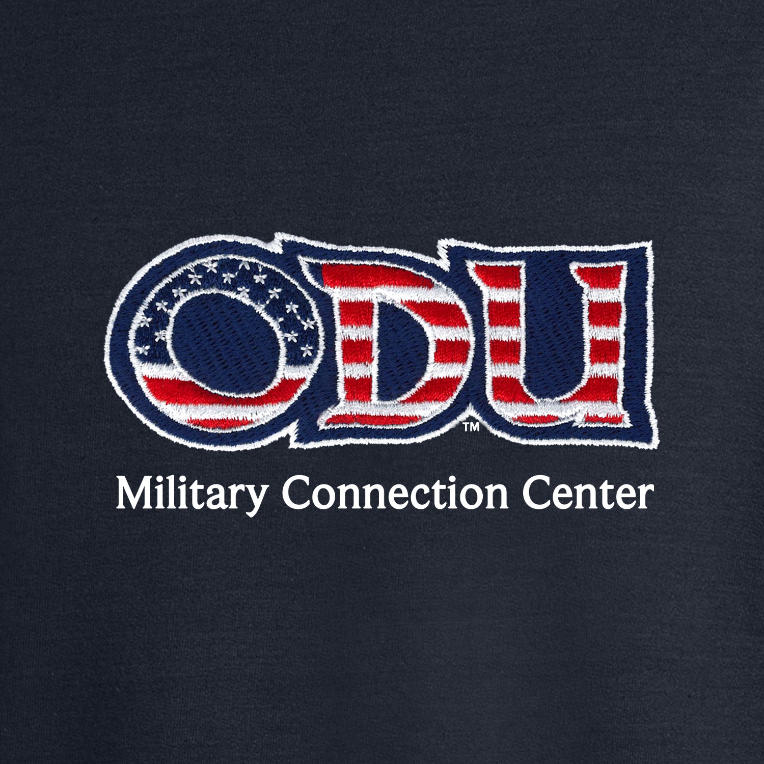 Old Dominion University, ODU Military - Military Connection Center, Champion® Powerblend® Crewneck Sweatshirt - Navy