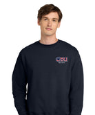 Old Dominion University, ODU Military - Navy ROTC, Champion® Powerblend® Crewneck Sweatshirt - Navy