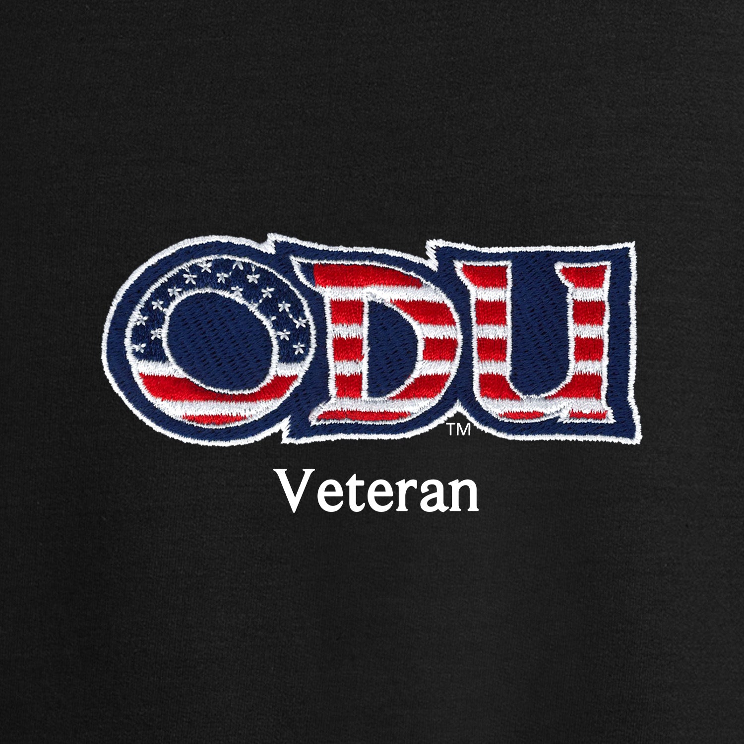 Old Dominion University, ODU Military, Military - Veteran, Champion® Powerblend® Crewneck Sweatshirt - Black