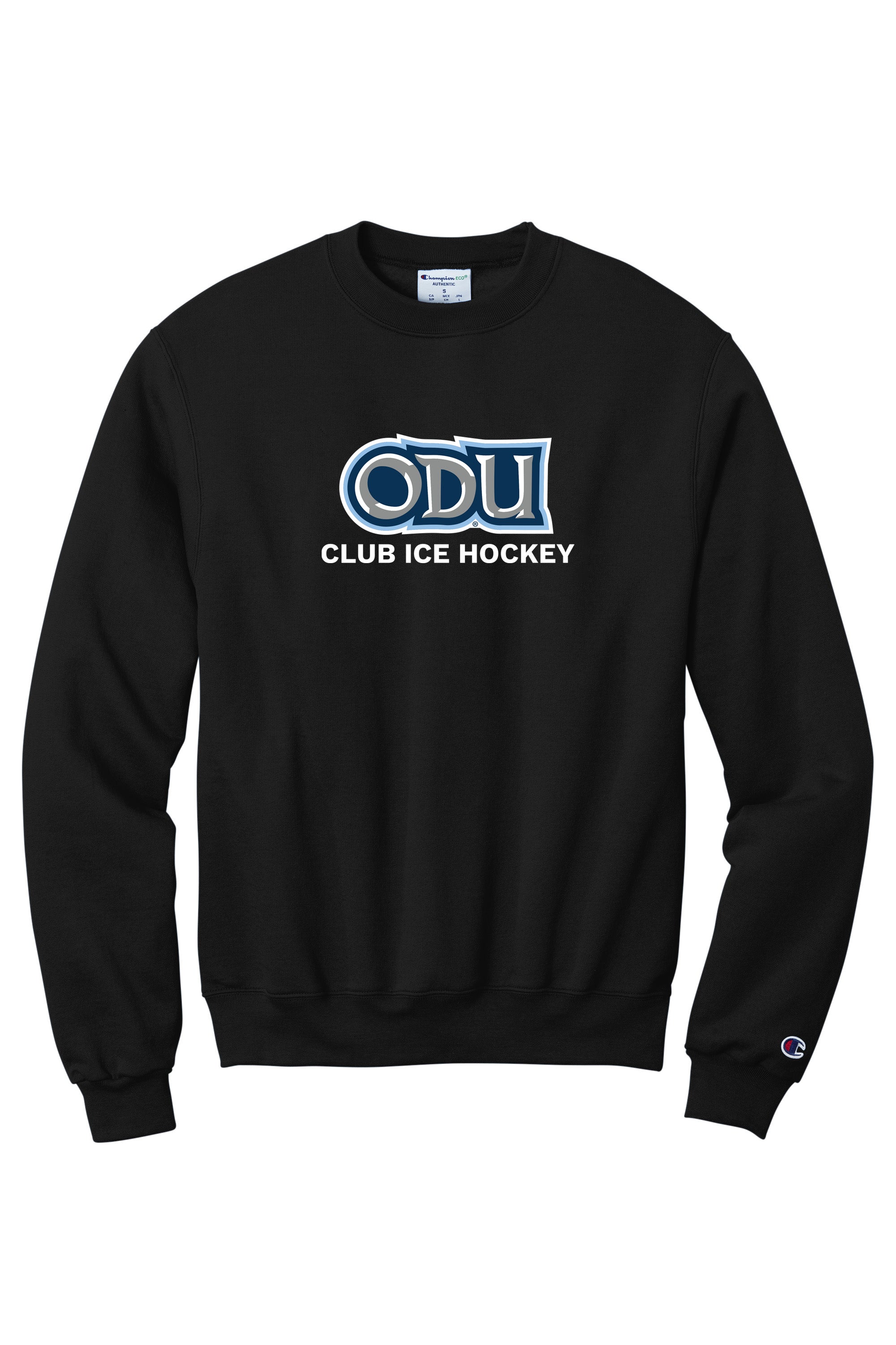 Old Dominion University, ODU - Sports, Champion® Powerblend® Crewneck Sweatshirt - Black