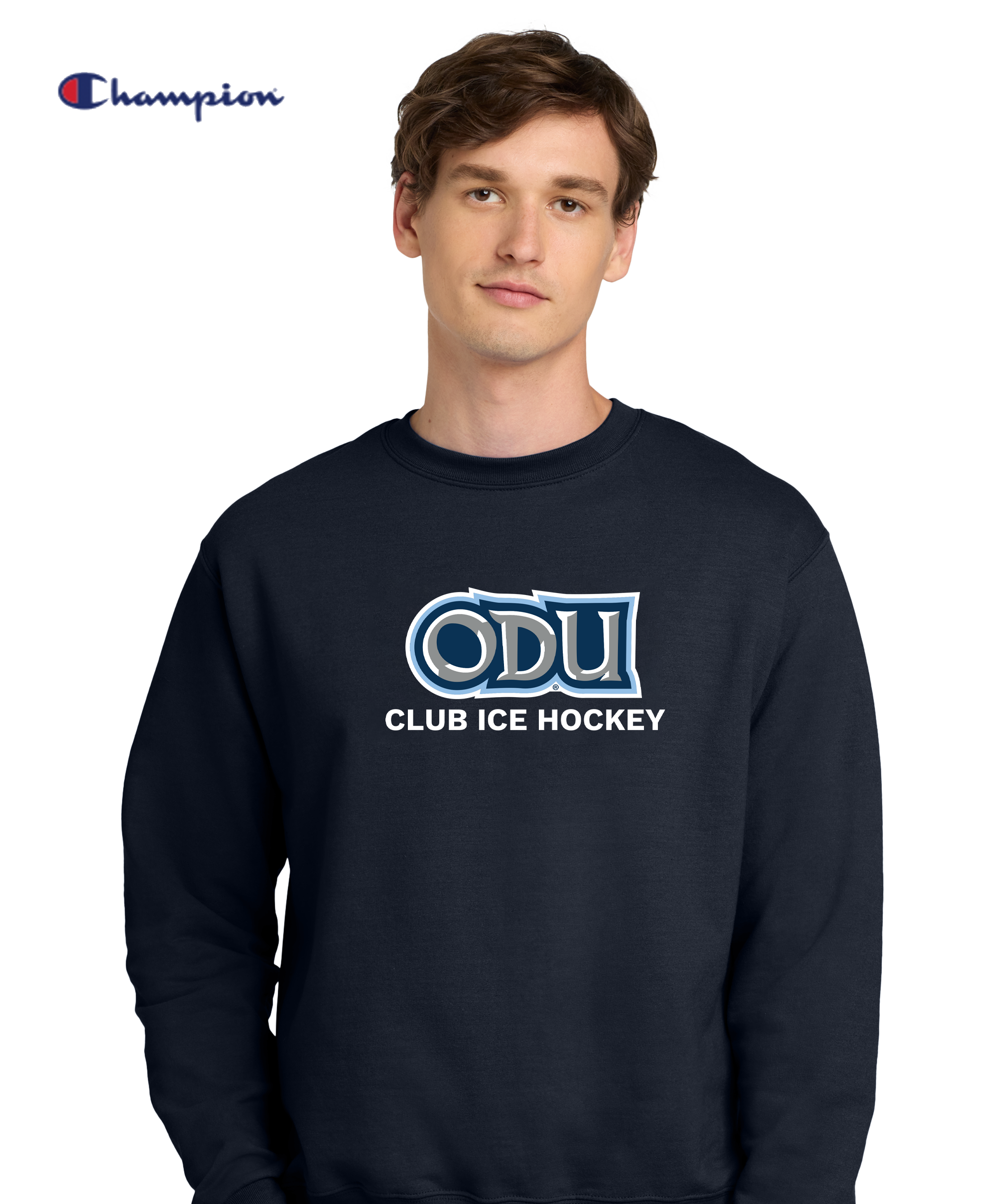 Old Dominion University, ODU - Sports, Champion® Powerblend® Crewneck Sweatshirt - Navy