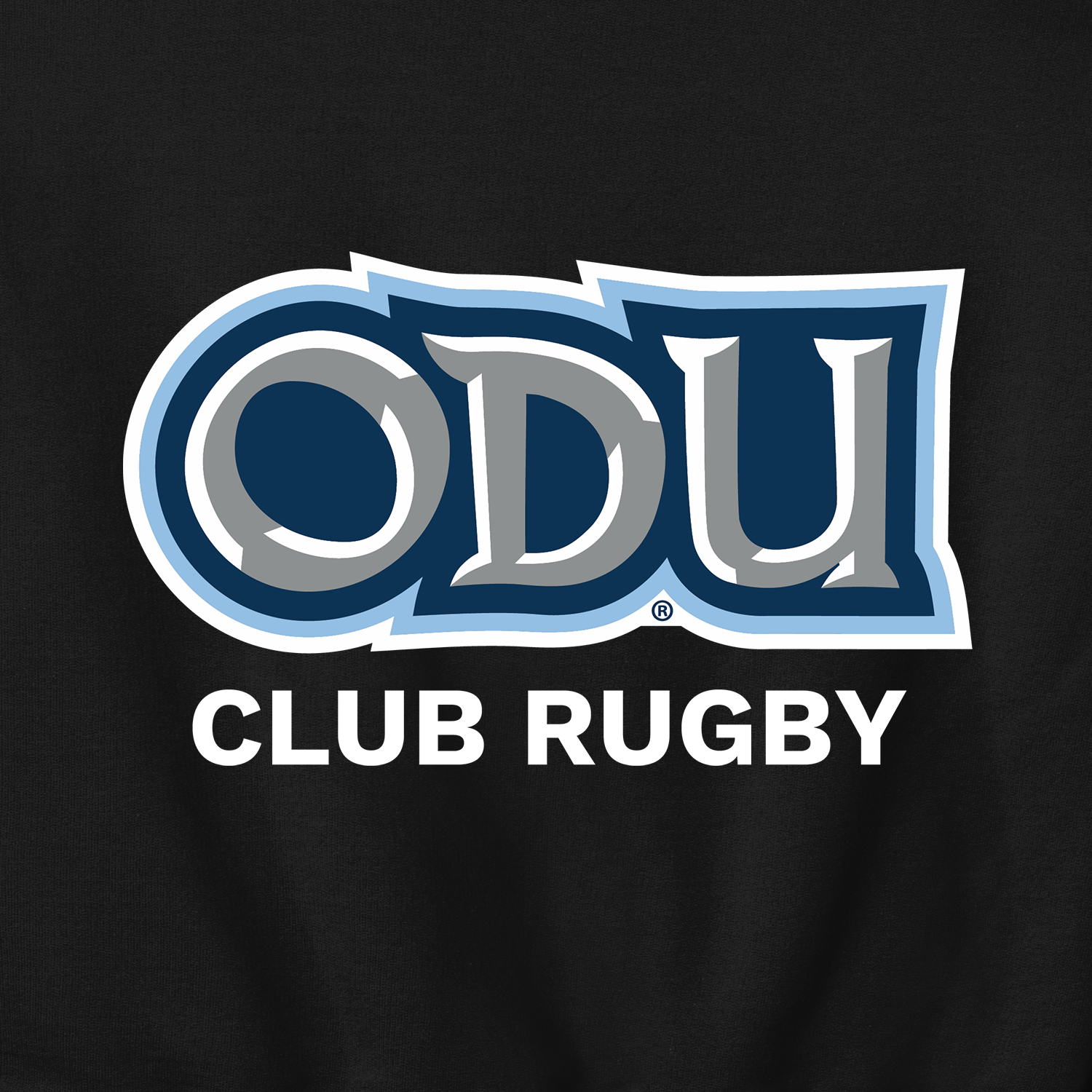 Old Dominion University, Club Sports - Rugby, Champion® Powerblend® Crewneck Sweatshirt - Black