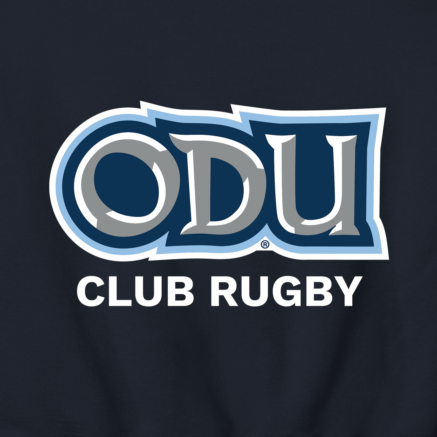 Old Dominion University, Club Sports - Rugby, Champion® Powerblend® Crewneck Sweatshirt - Navy