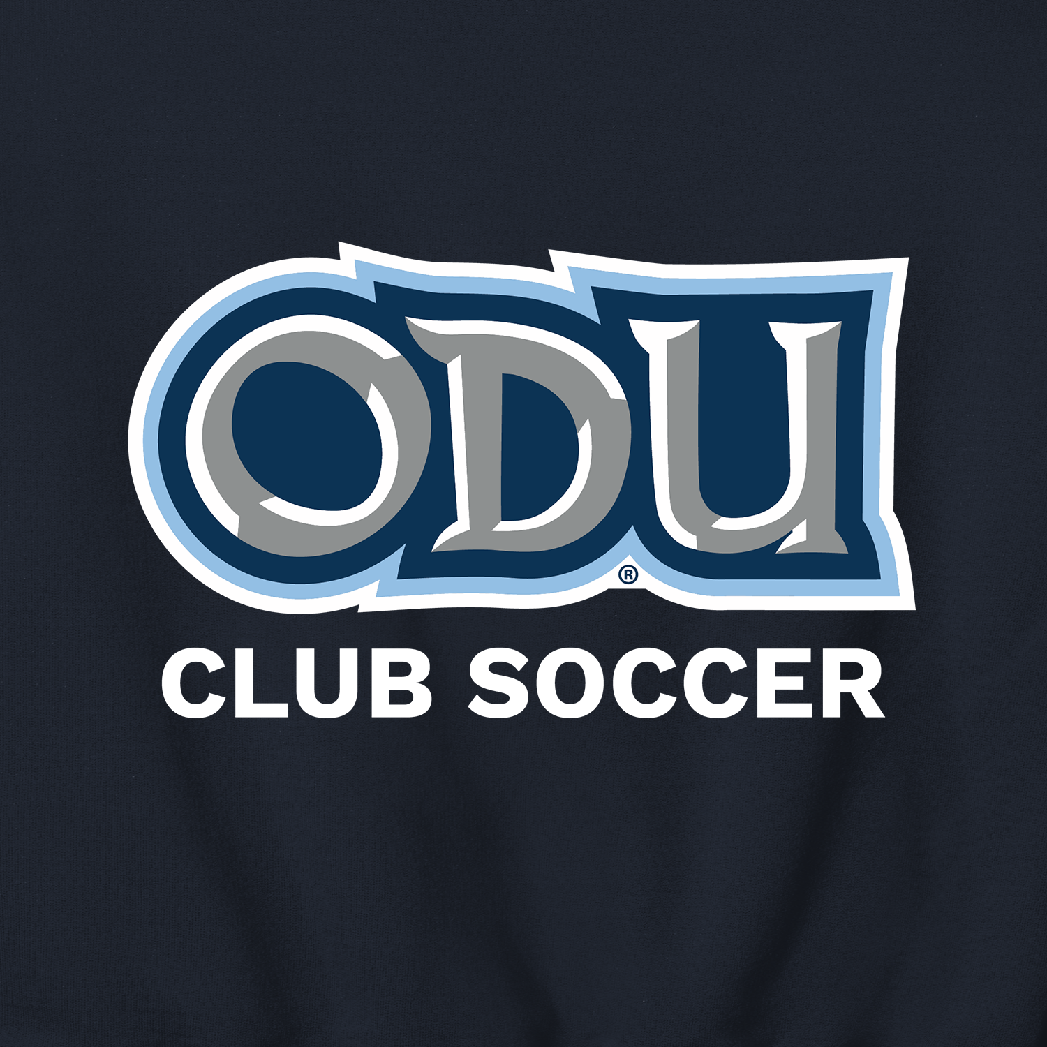 Old Dominion University, Club Sports - Soccer, Champion® Powerblend® Crewneck Sweatshirt - Navy