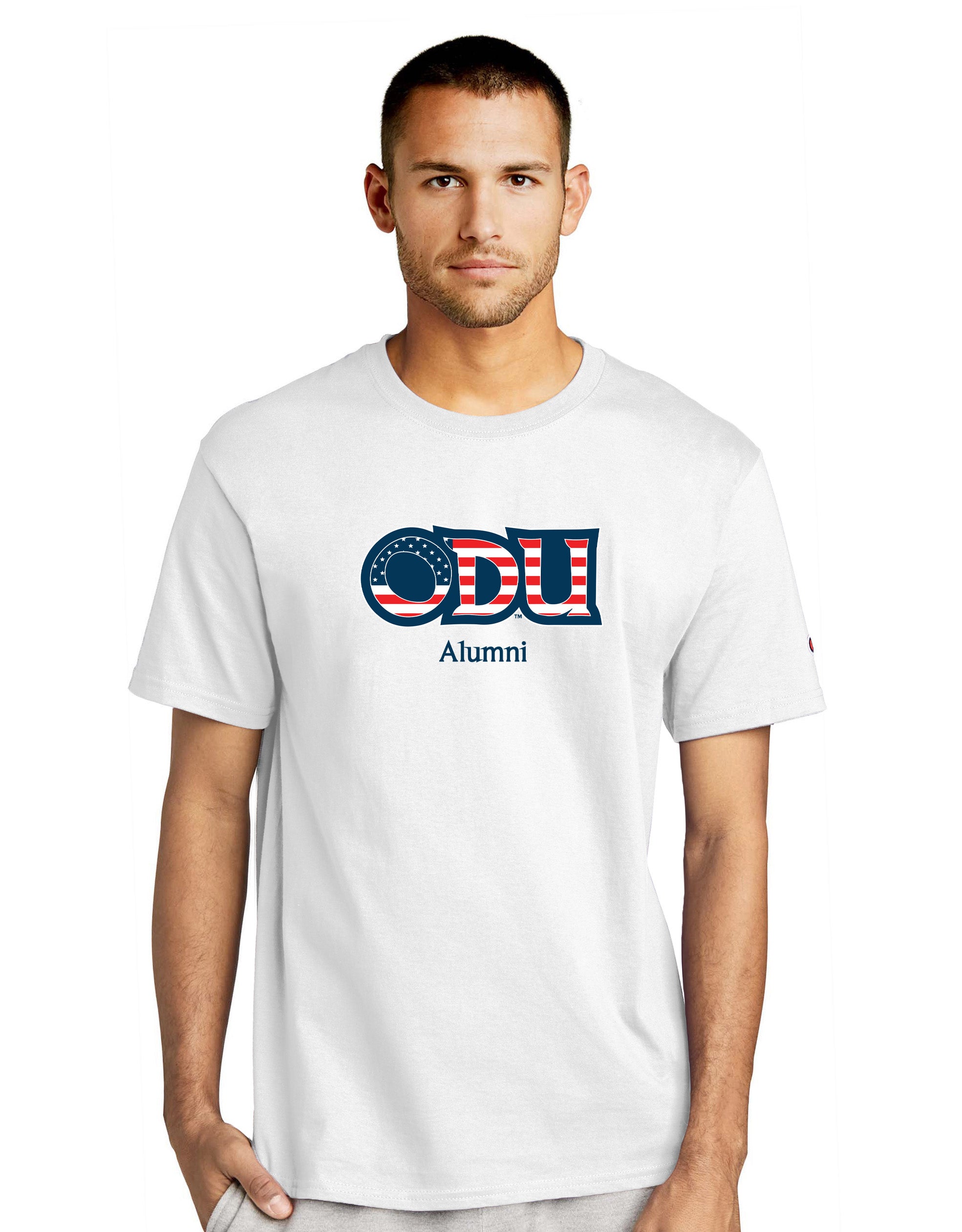 Old Dominion University, ODU Military - Alumni, Champion ® Heritage 6-Oz. Jersey T-Shirt - White