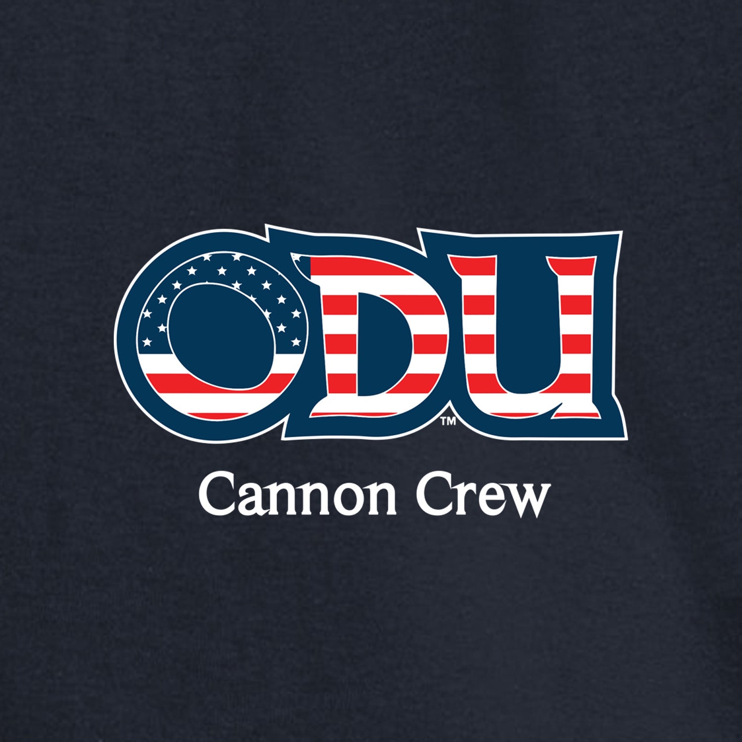 Old Dominion University, ODU Military - Cannon Crew, Champion ® Heritage 6-Oz. Jersey T-Shirt - Navy