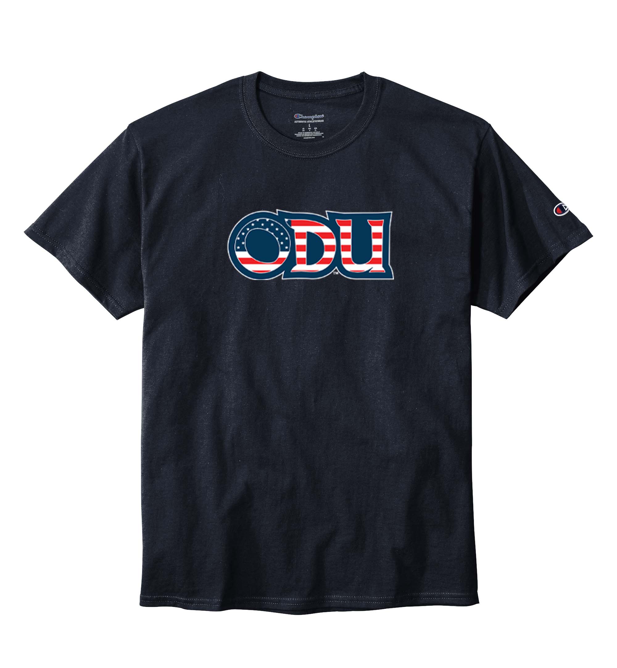 Old Dominion University, ODU Military - Military Logo, Champion ® Heritage 6-Oz. Jersey T-Shirt - Navy