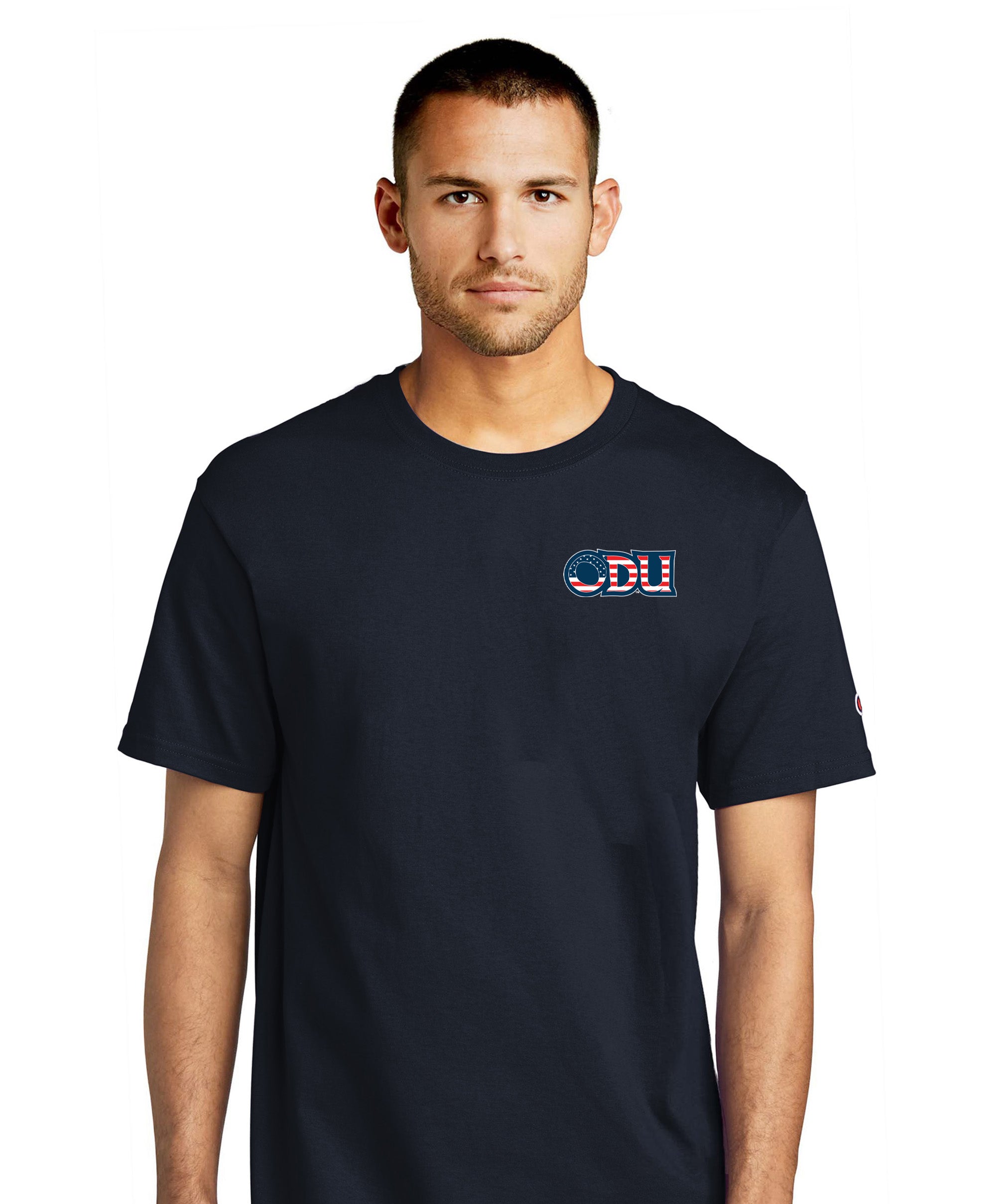 Old Dominion University, ODU Military - Military Logo, Champion ® Heritage 6-Oz. Jersey T-Shirt - Navy
