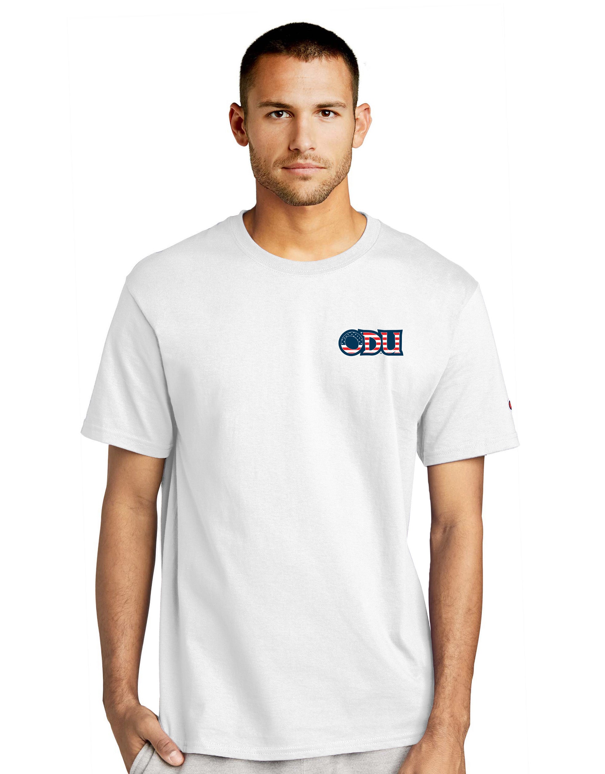 Old Dominion University, ODU Military - Military Logo, Champion ® Heritage 6-Oz. Jersey T-Shirt - White