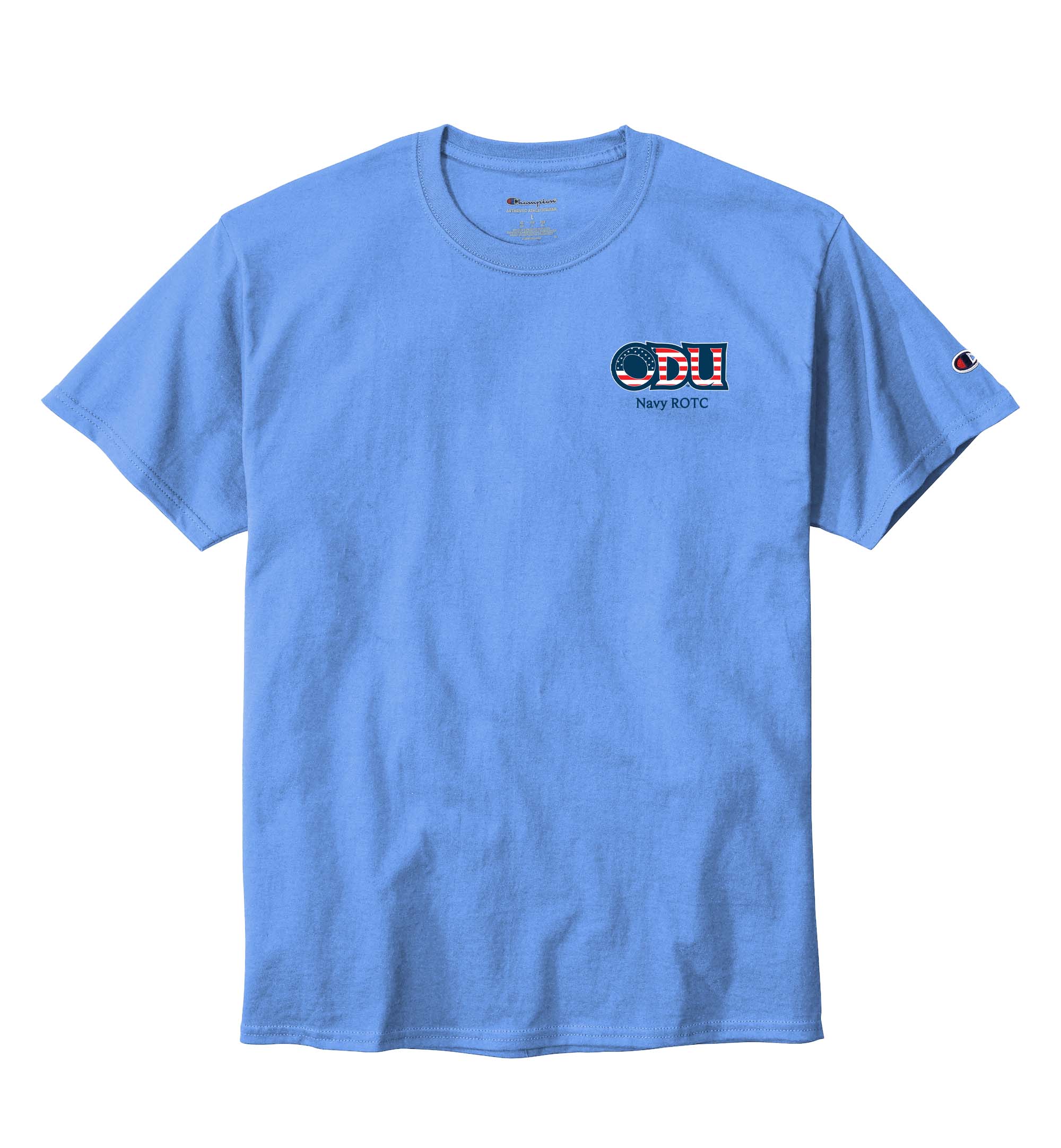 Old Dominion University, ODU Military - Navy ROTC, Champion ® Heritage 6-Oz. Jersey T-Shirt - Carolina Blue