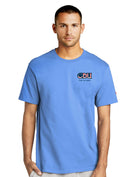 Old Dominion University, ODU Military - Push-Up Squad Champion ® Heritage 6-Oz. Jersey T-Shirt - Carolina Blue