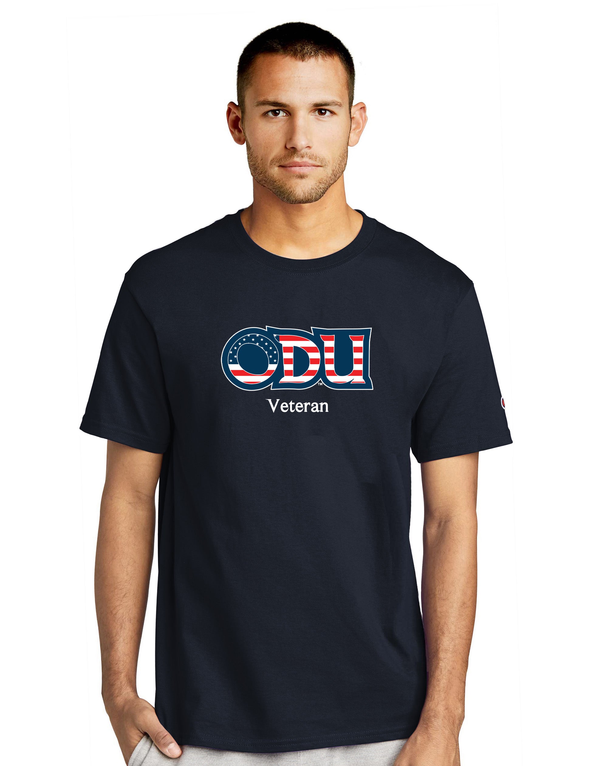 Old Dominion University, ODU Military - Veteran, Champion ® Heritage 6-Oz. Jersey T-Shirt - Navy