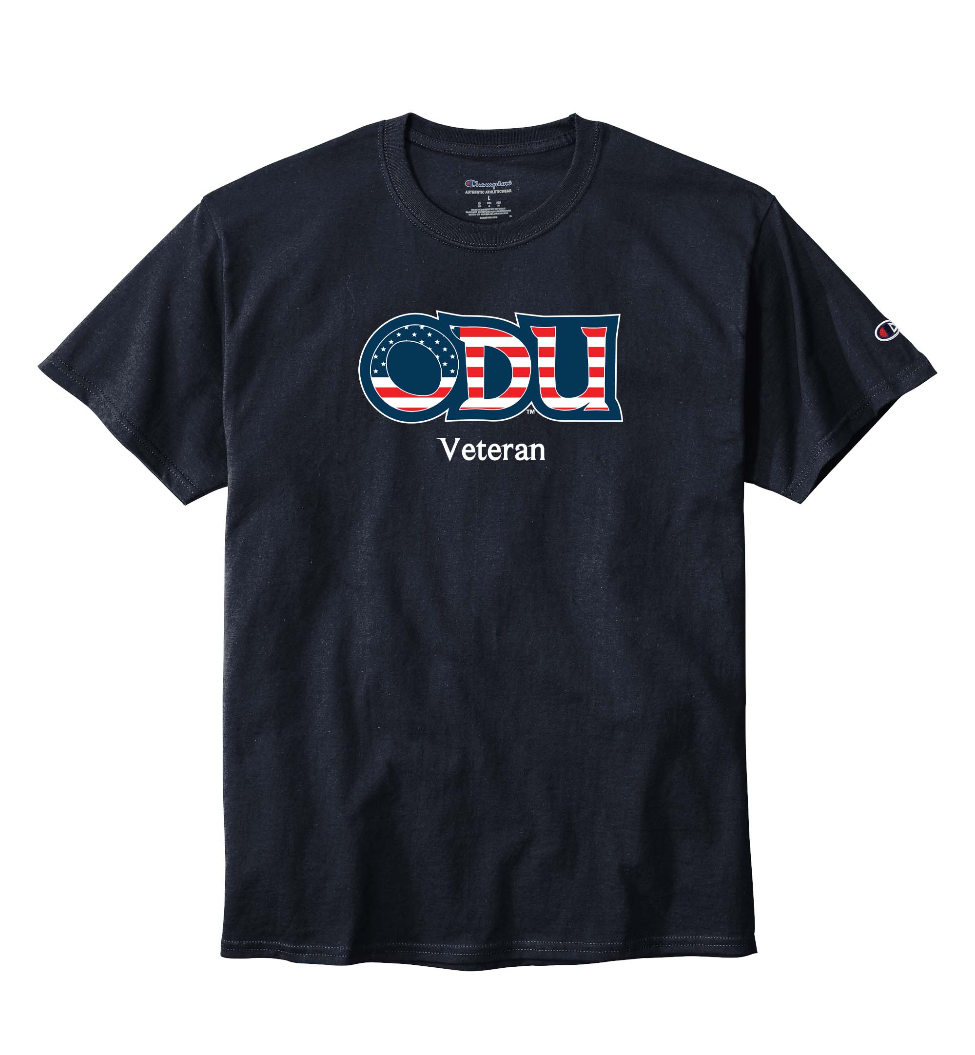 Old Dominion University, ODU Military - Veteran, Champion ® Heritage 6-Oz. Jersey T-Shirt - Navy